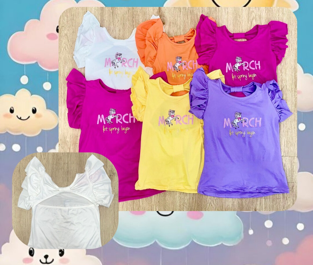 BLUSA NIÑA SWEET GIRL SURTIDO X6 COLORES