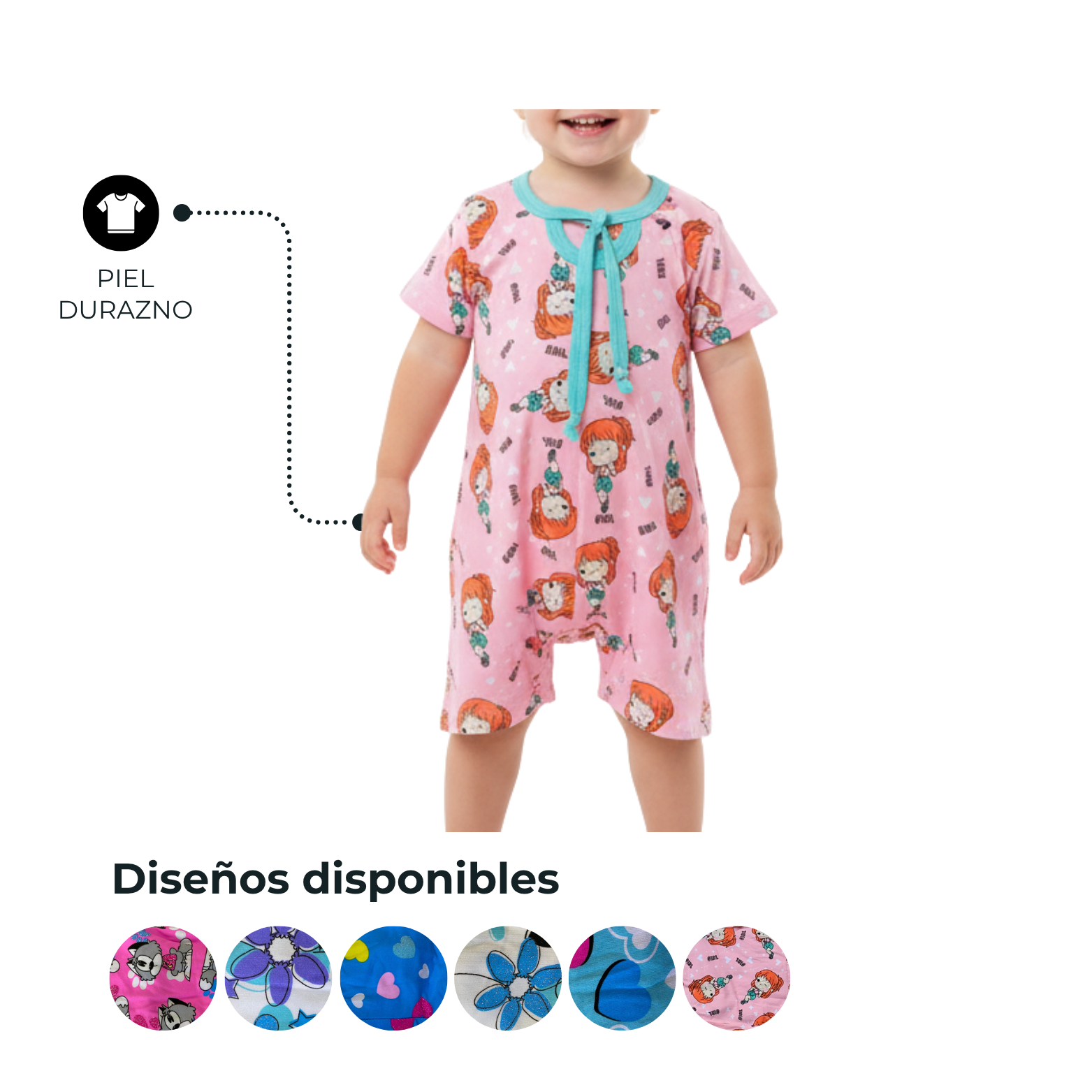 PIJAMA NIÑA ENTERIZO