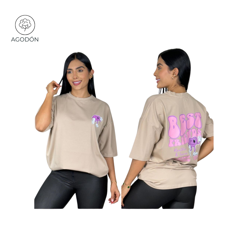 BLUSA CAMISETA DAMA 