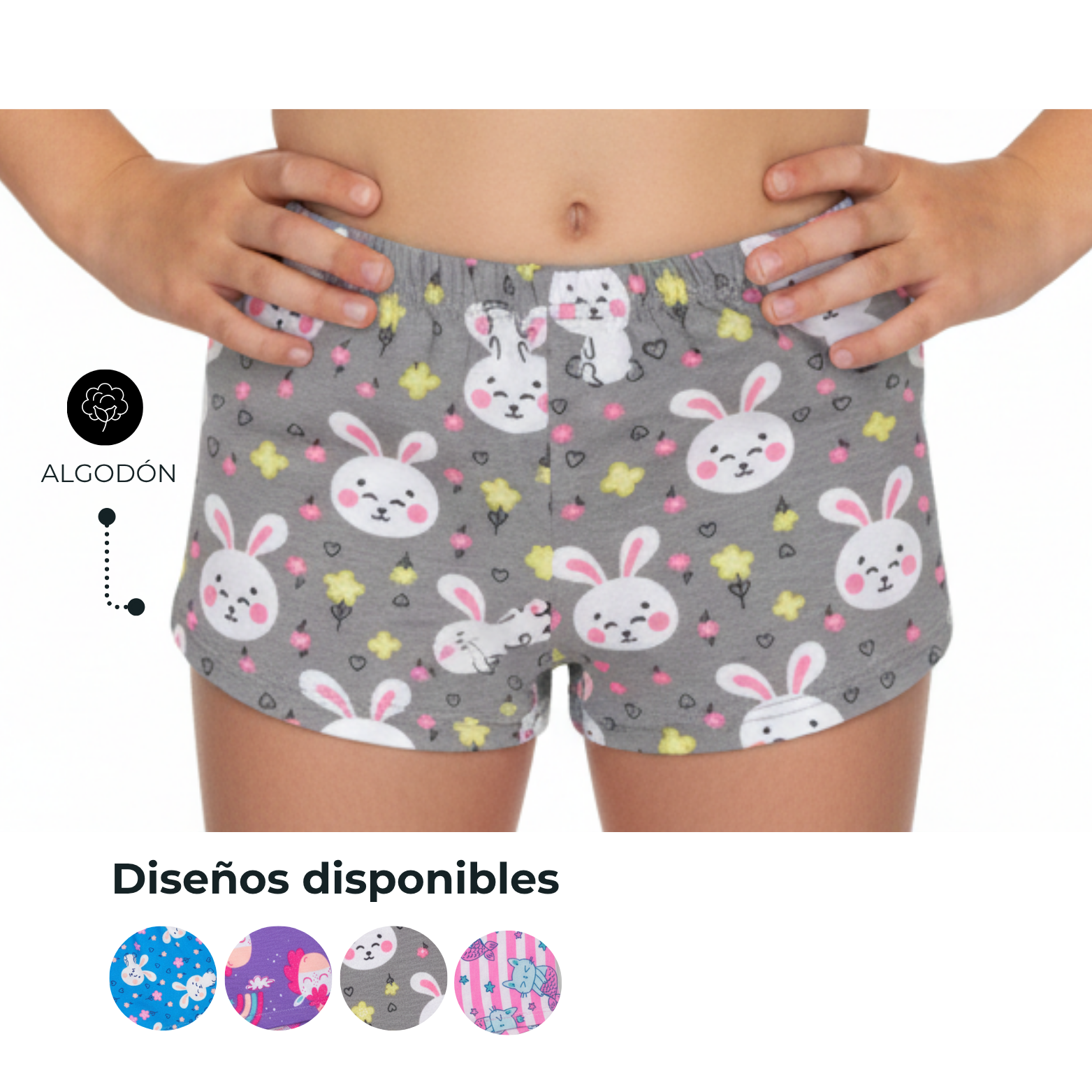 BOXER NIÑA ESTAMPADO