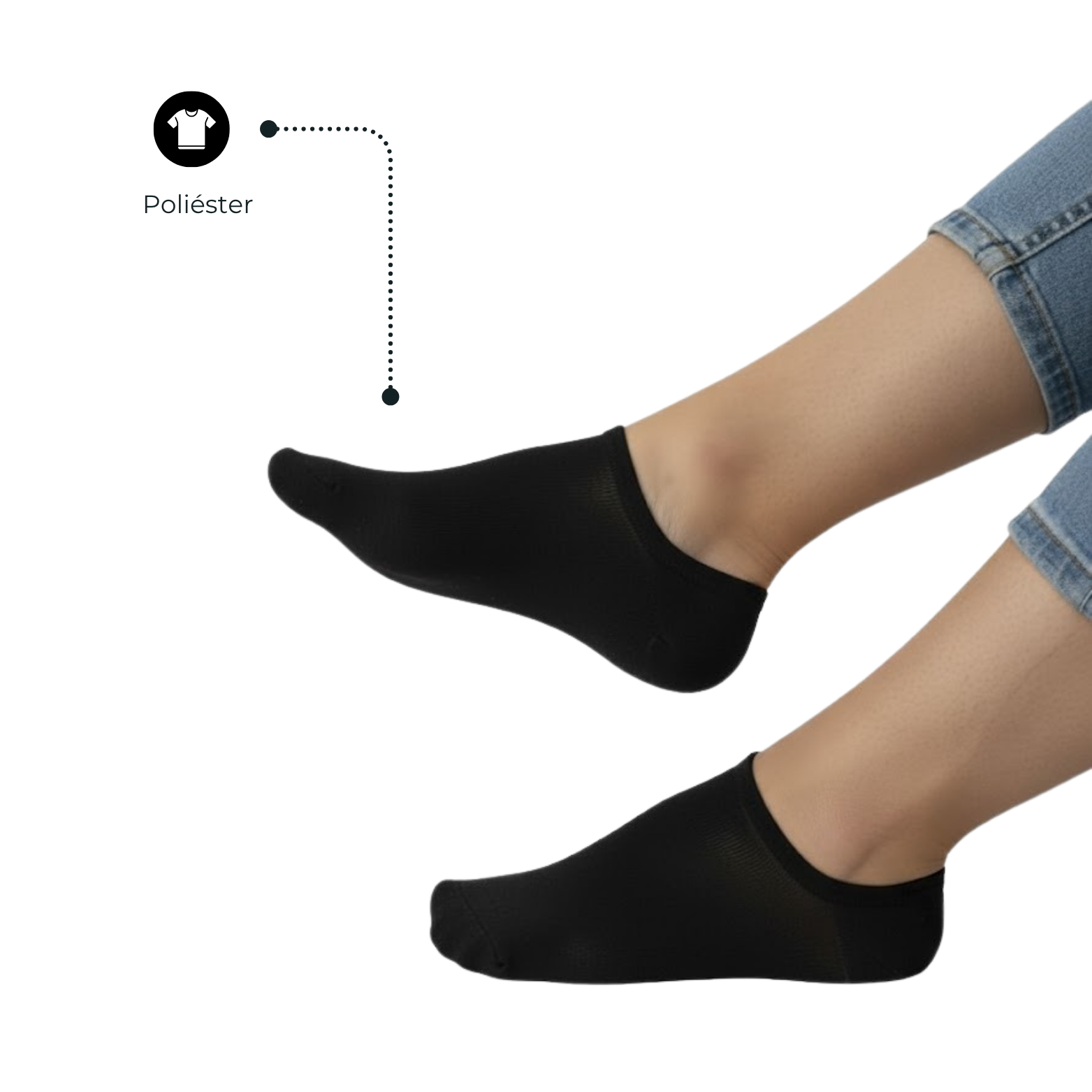 MEDIA  TOBILLERA DAMA