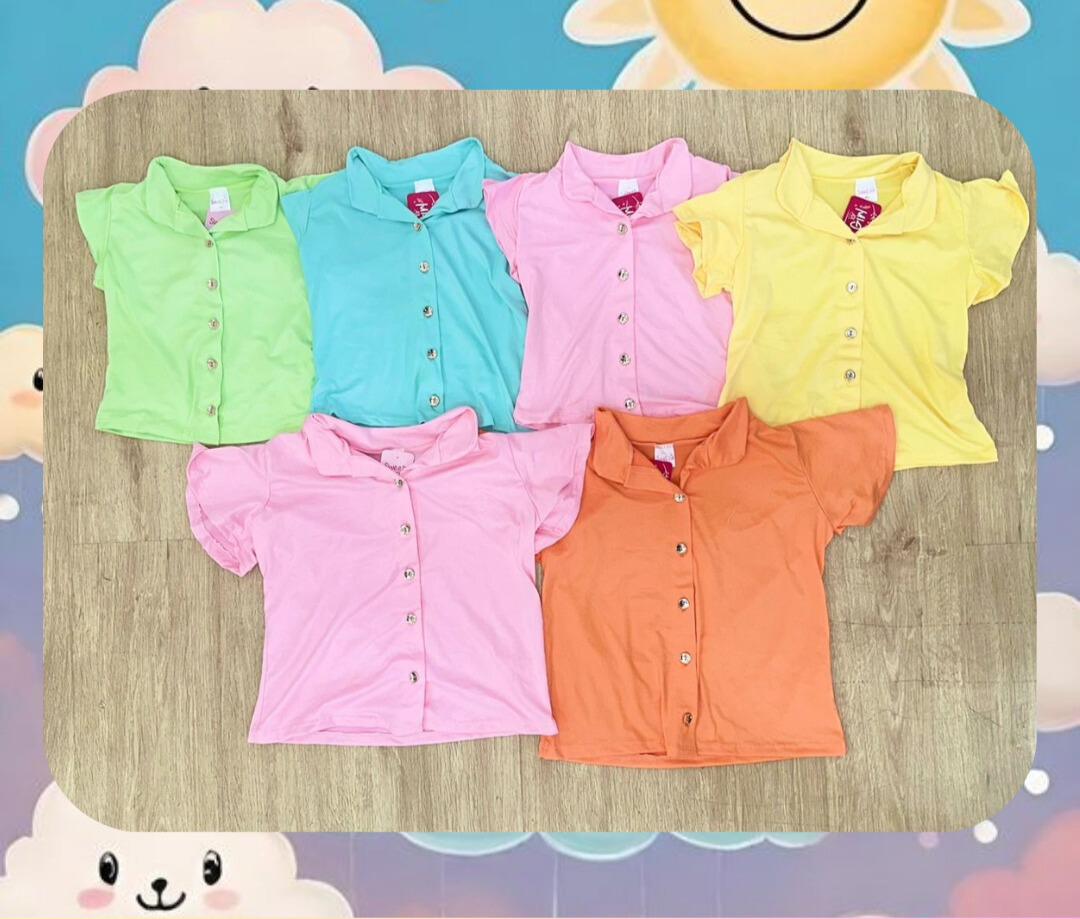 BLUSA NIÑA SWEET GIRL SURTIDO X6 COLORES