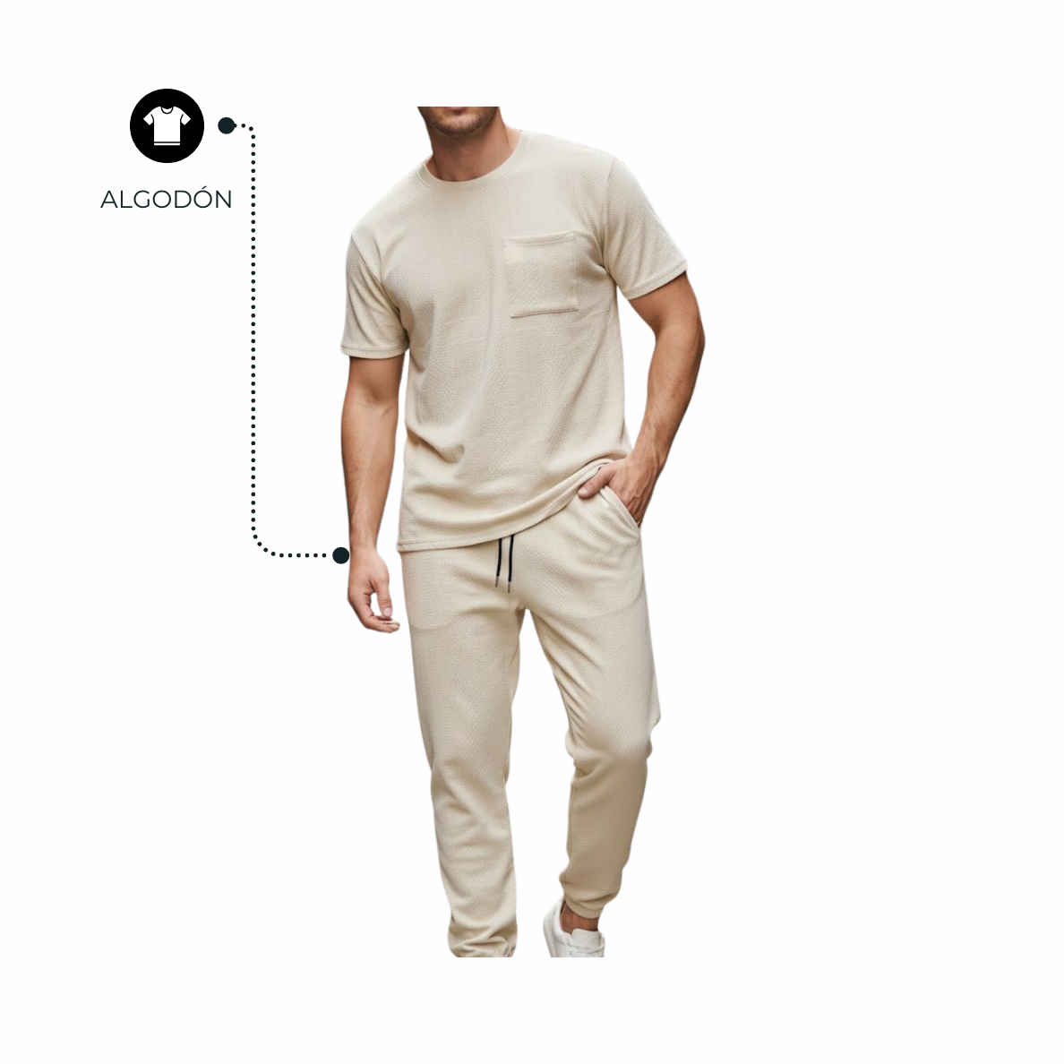 CONJUNTO  HOMBRE TEJIDO