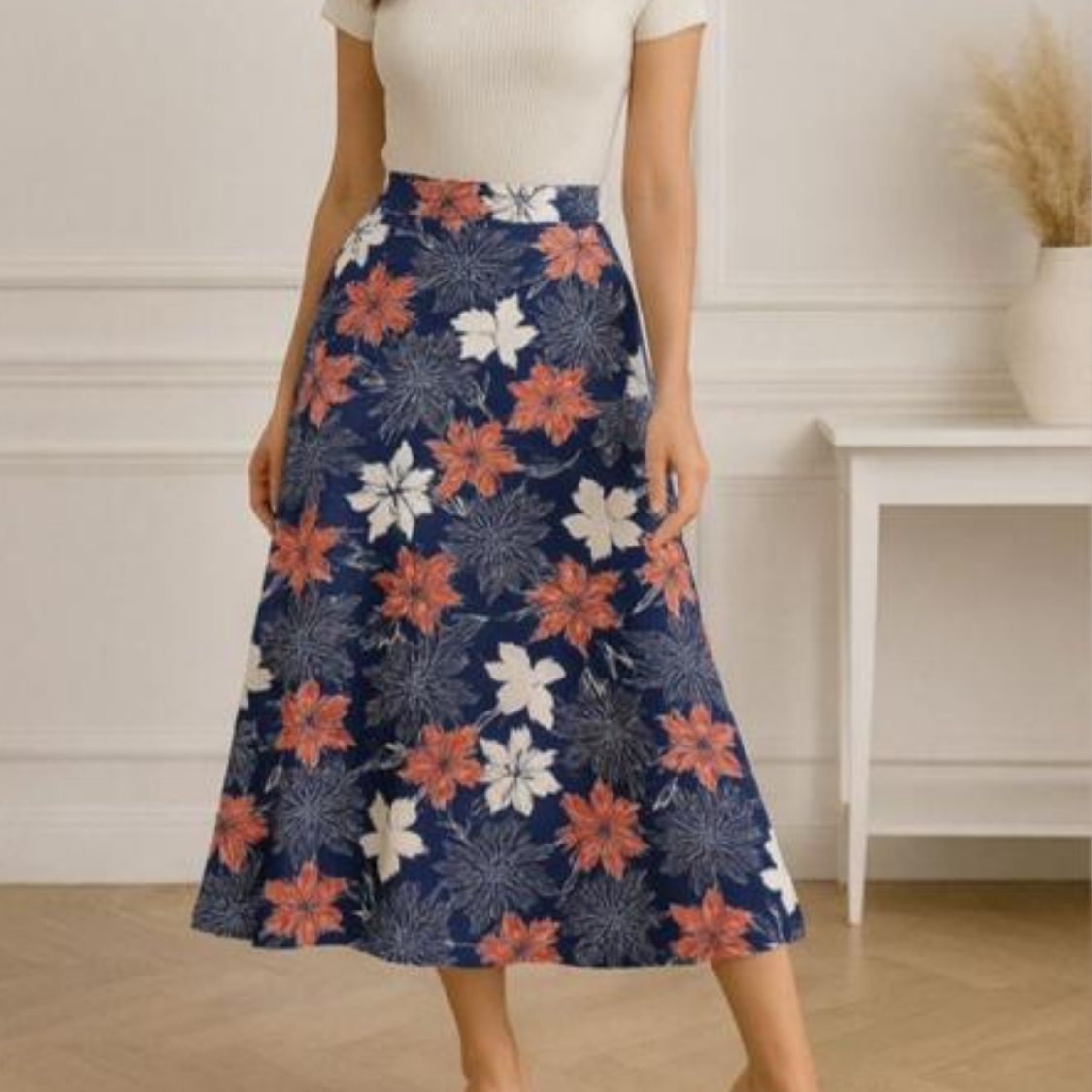 FALDA DAMA ESTAMPADA