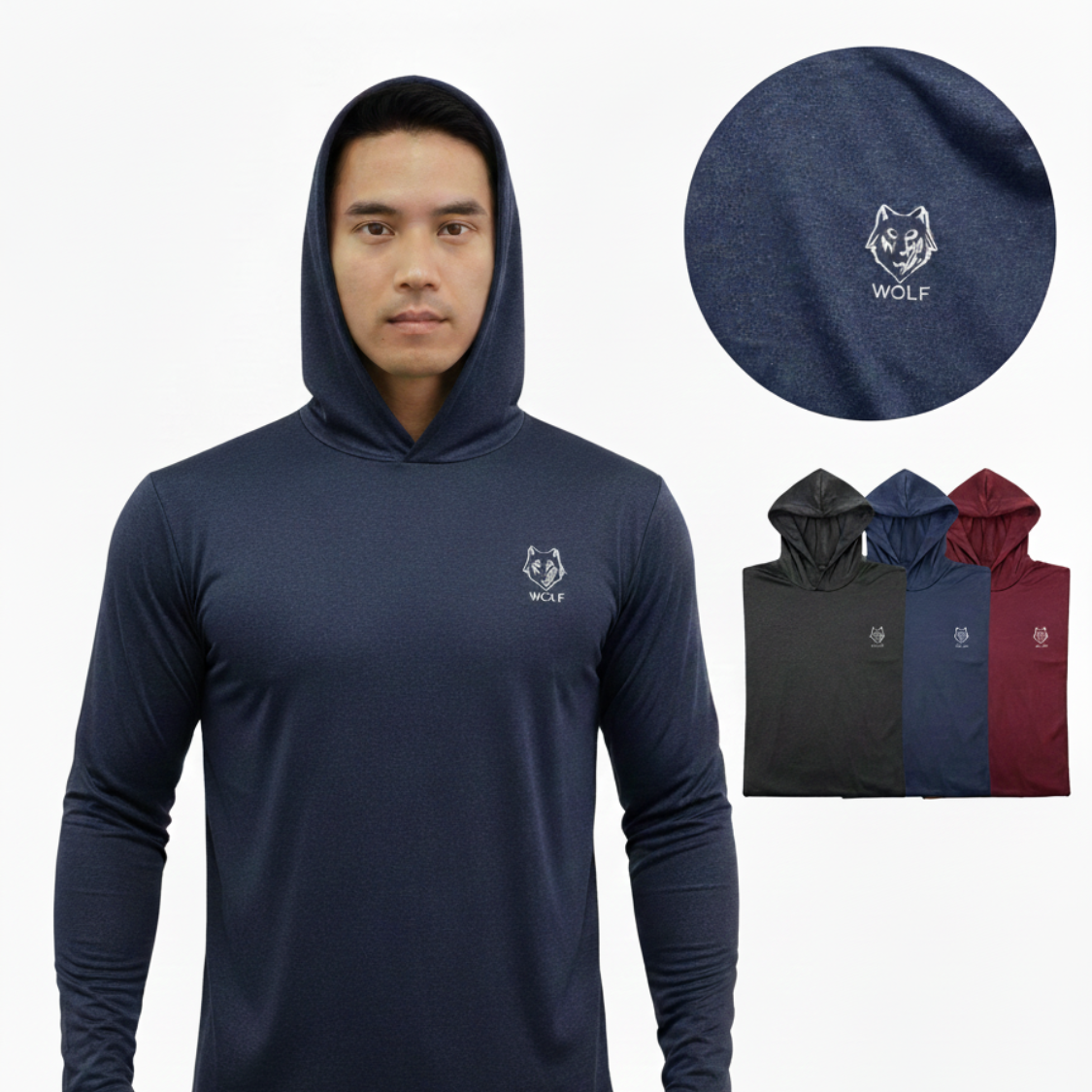 BUZO HOMBRE EXTRA CAPUCHA