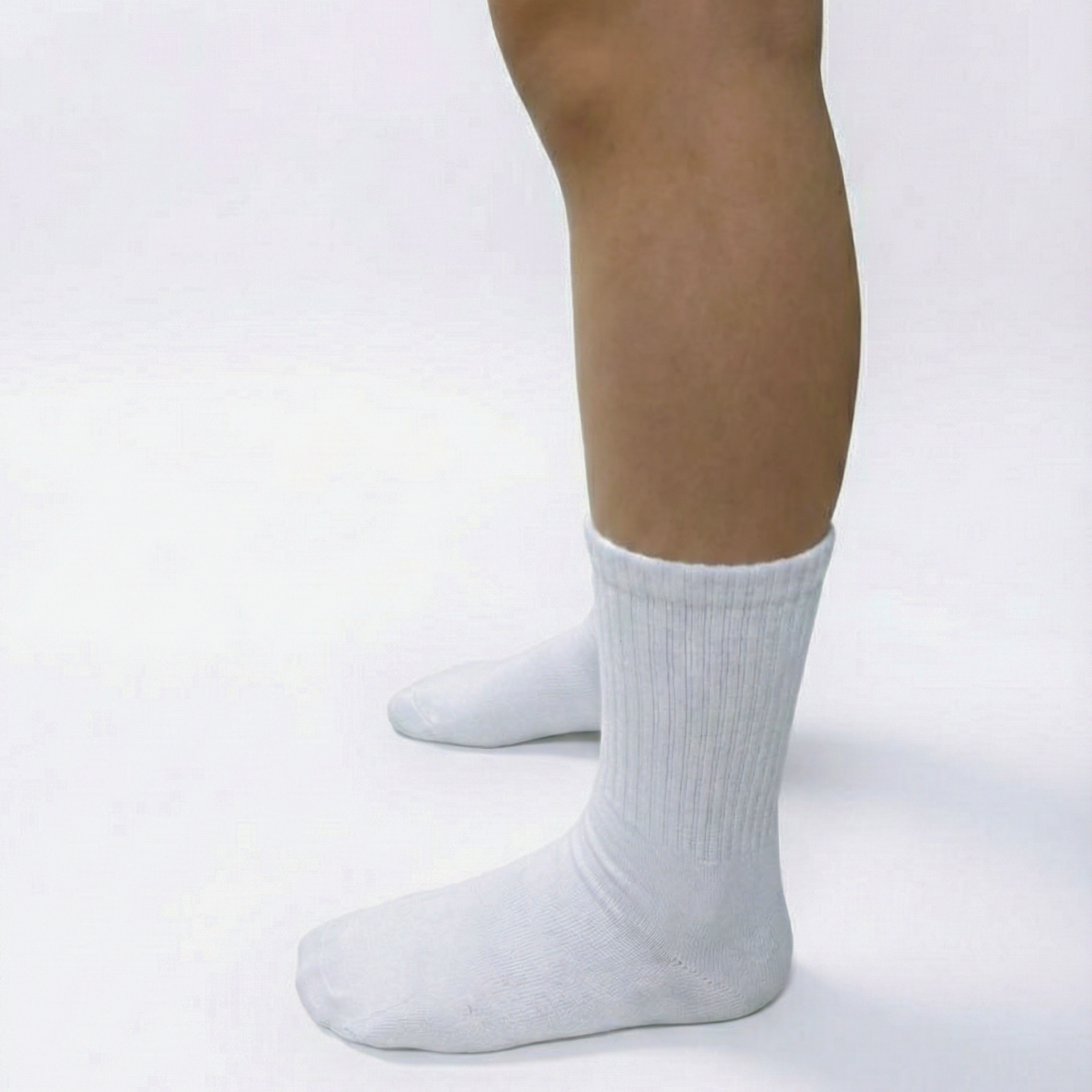 MEDIA COLEGIAL CRAZY  BLANCA 10 -12 