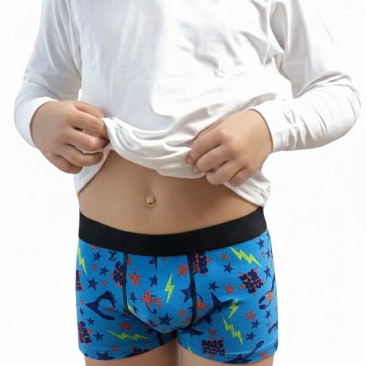 BOXER PATRON ESTAMPADO NIÑO  