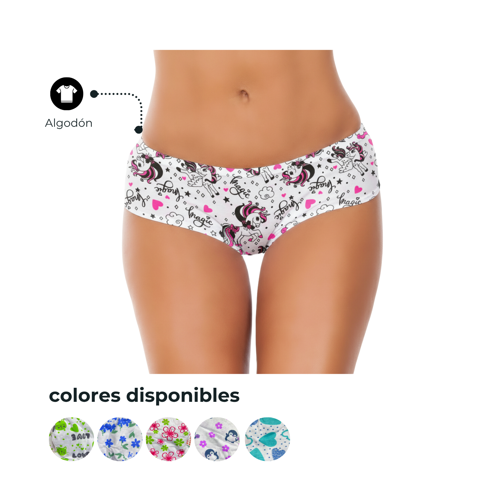 CACHETERO DAMA ESTAMPADO