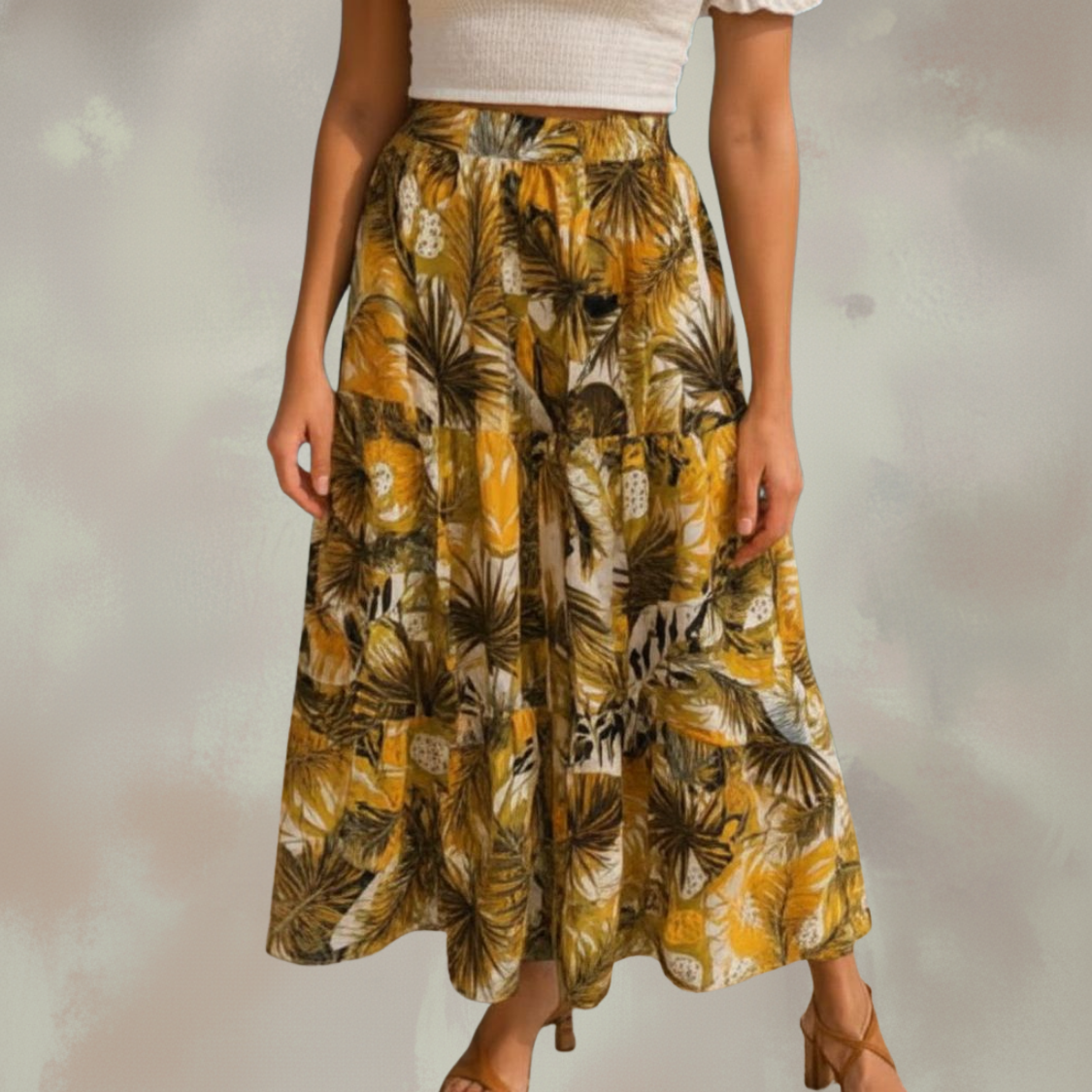 FALDA DAMA ESTAMPADA