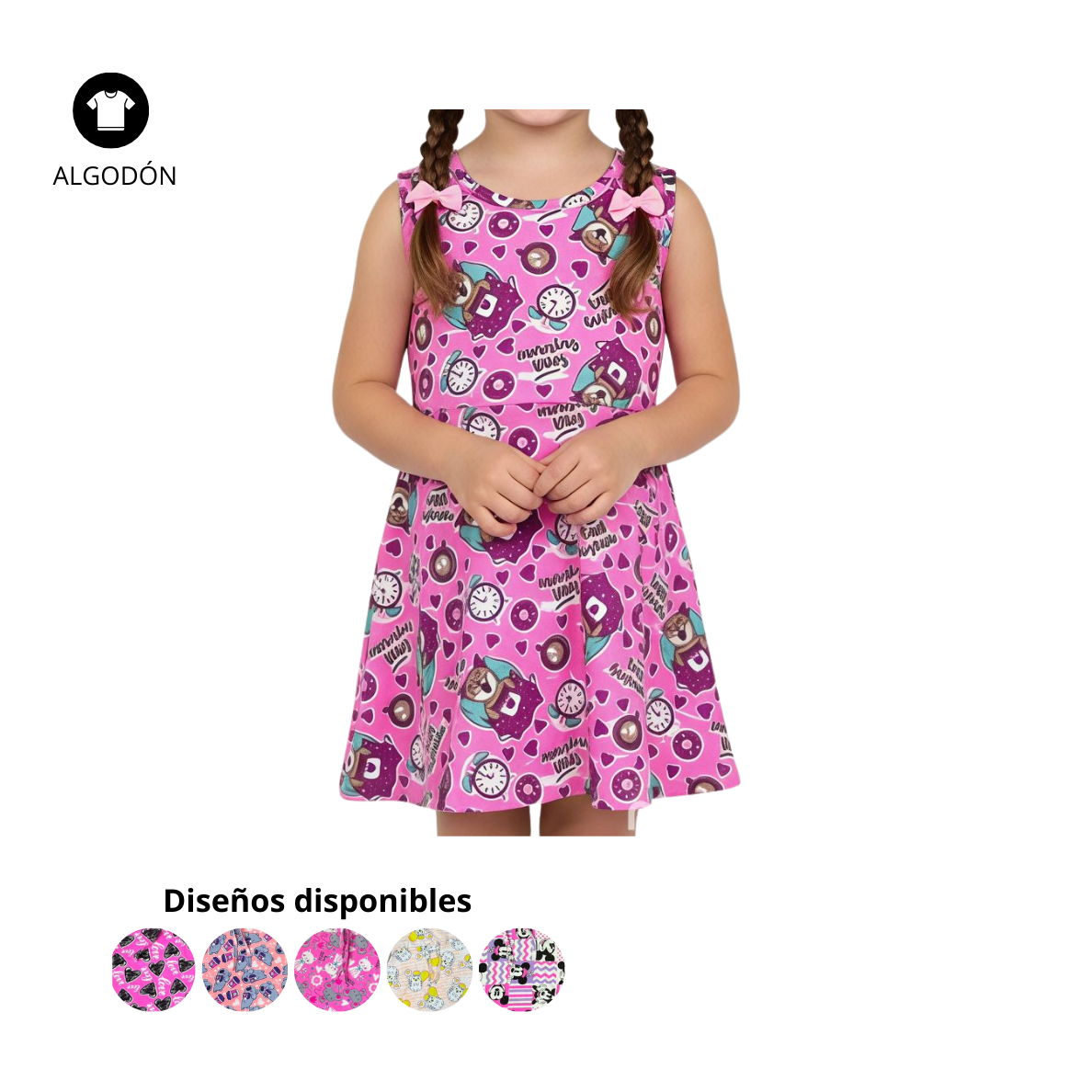 VESTIDO NIÑA ESTAMPADO