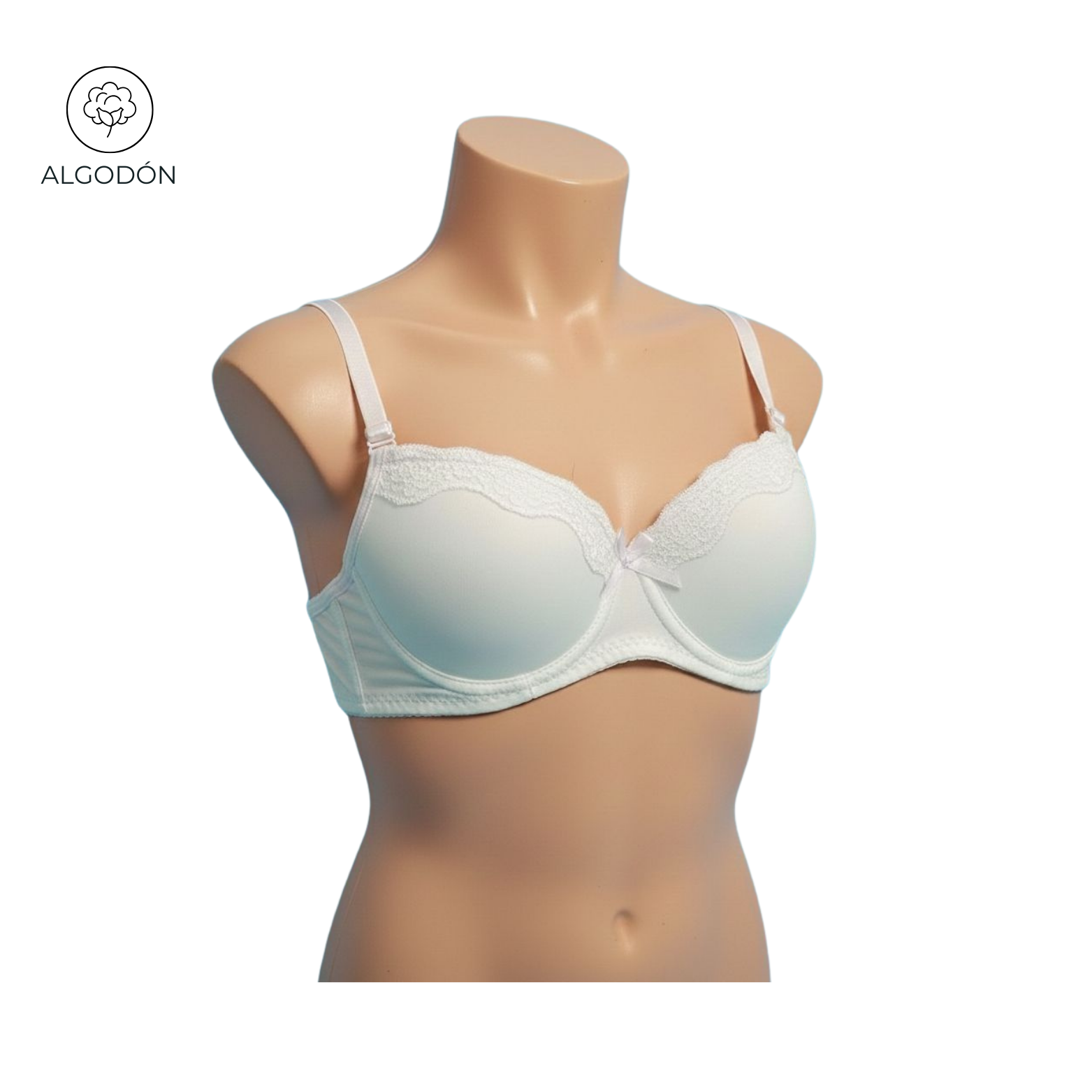 BRASIER NIÑA BLANCO 