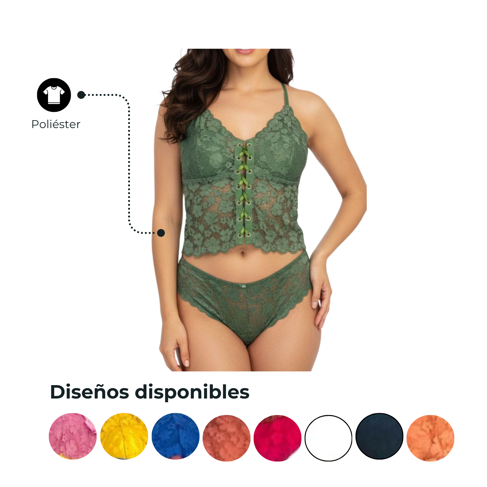 BLUSA + CACHETERO ENCAJE