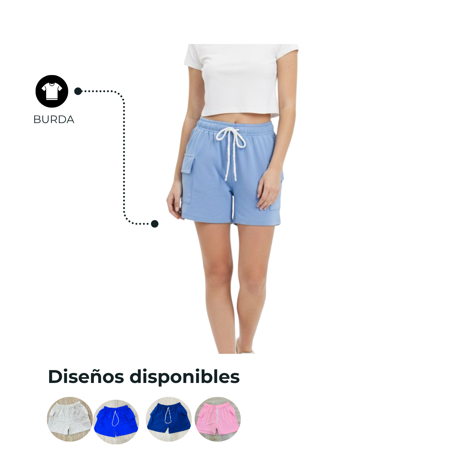 SHORT DAMA BOLSILLOS