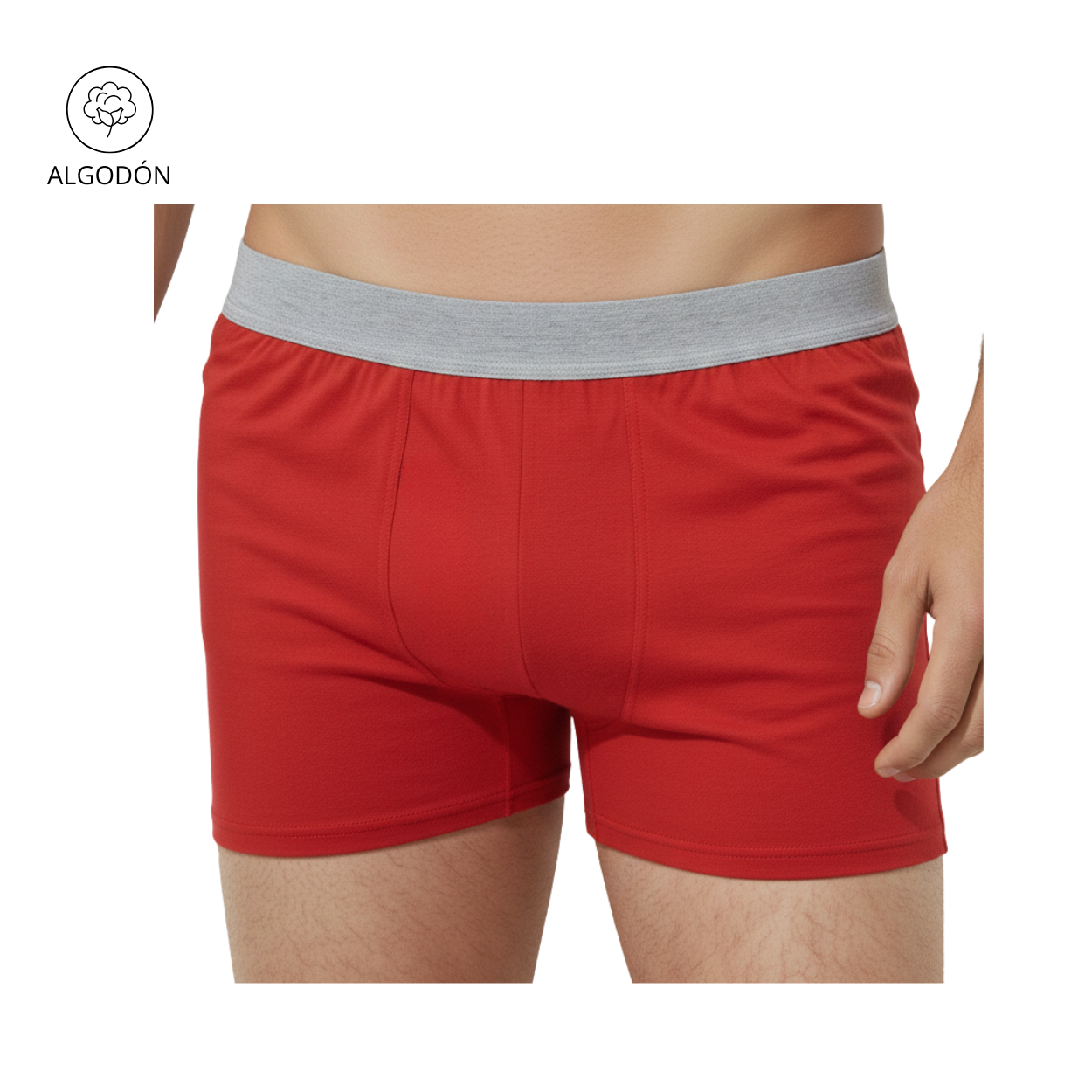 BOXER HOMBRE UNICOLOR "2X1"
