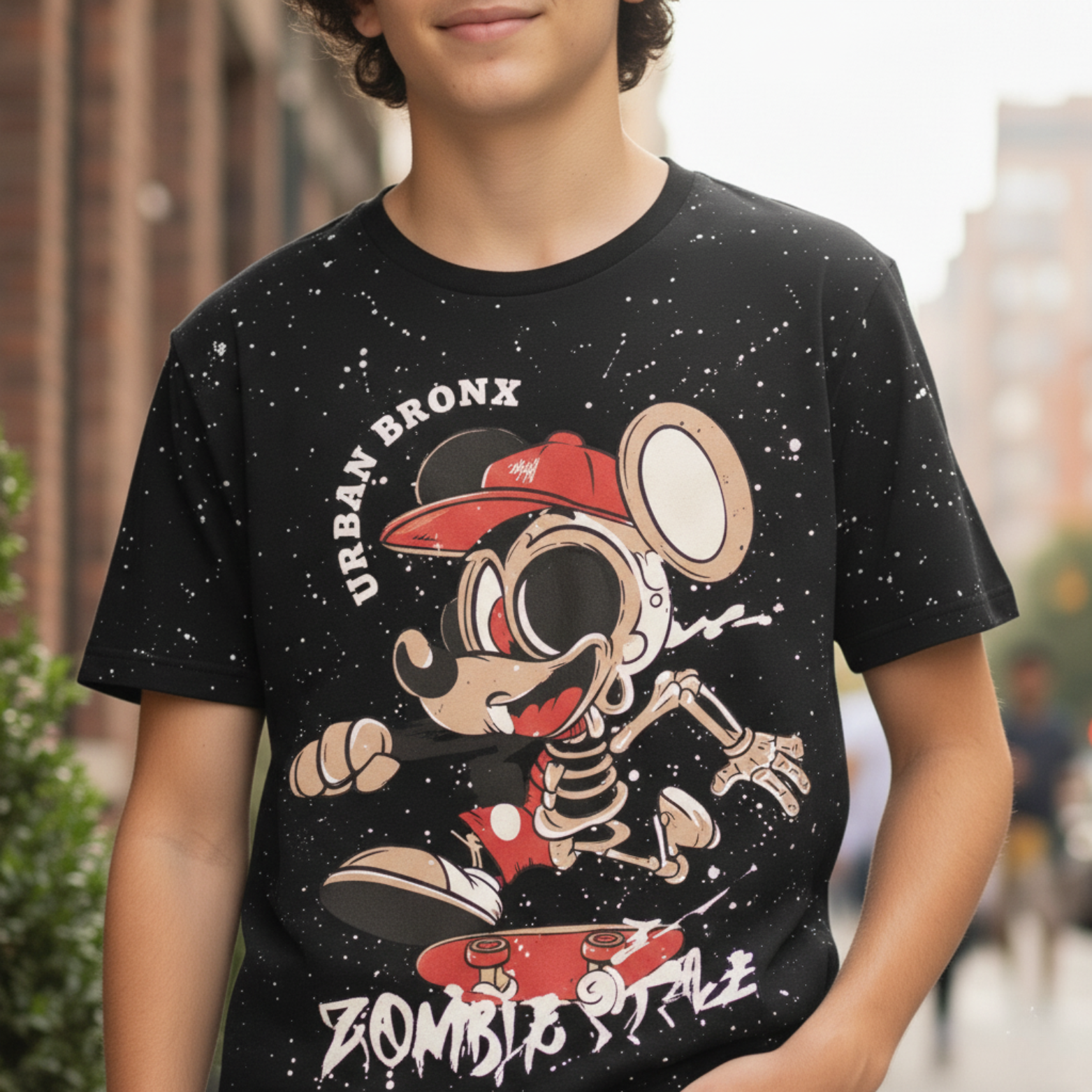 CAMISETA NIÑO ESTAMPADA