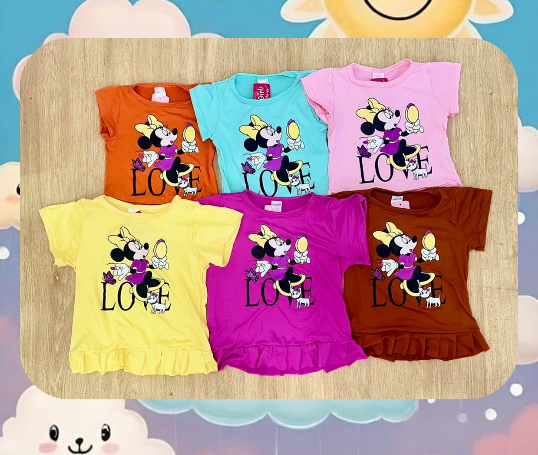 BLUSA NIÑA SWEET GIRL SURTIDO X6 COLORES
