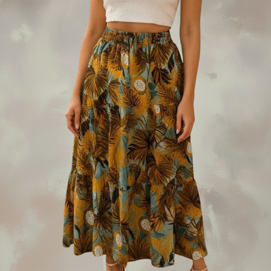 FALDA DAMA ESTAMPADA