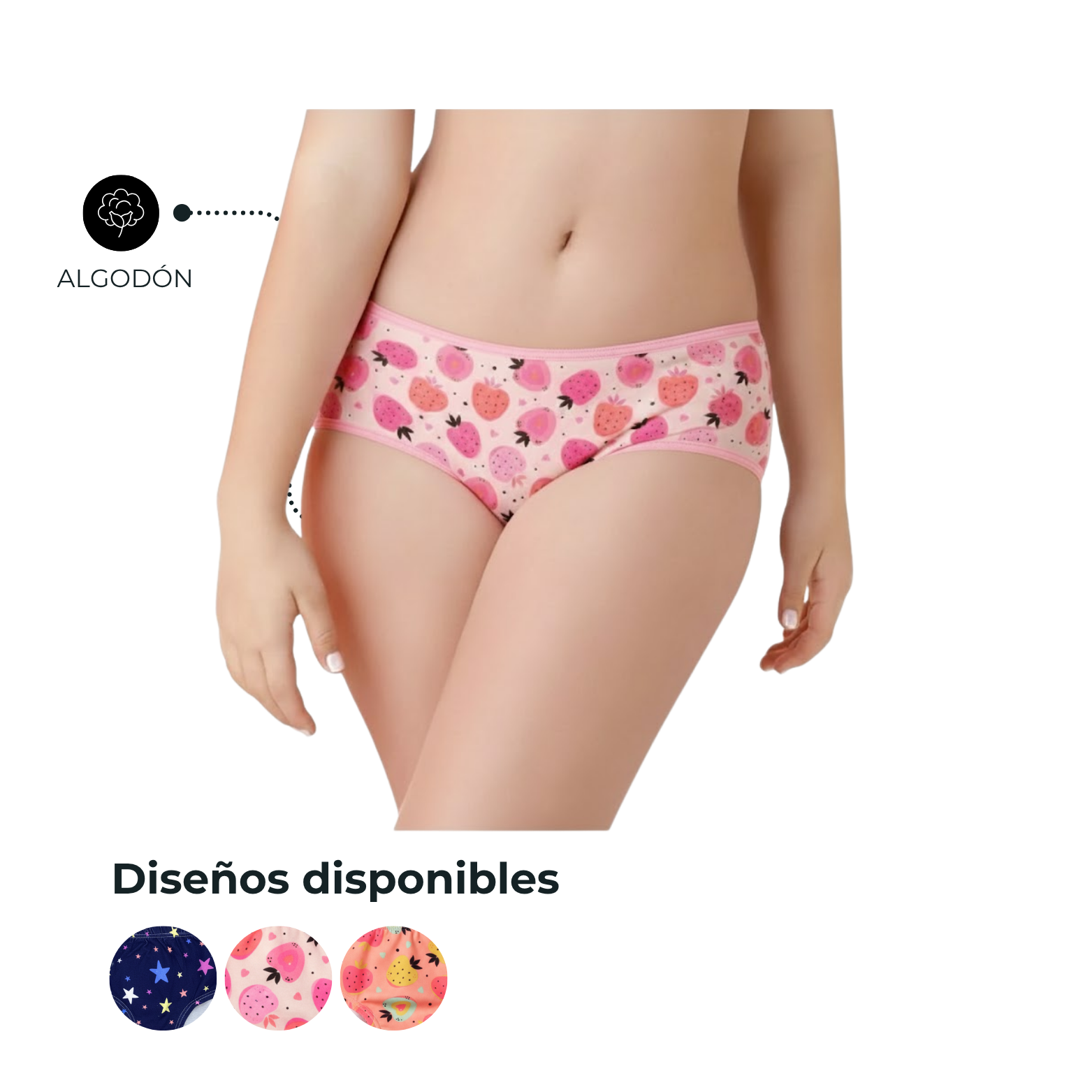 CACHETERO NIÑA ESTAMPADO