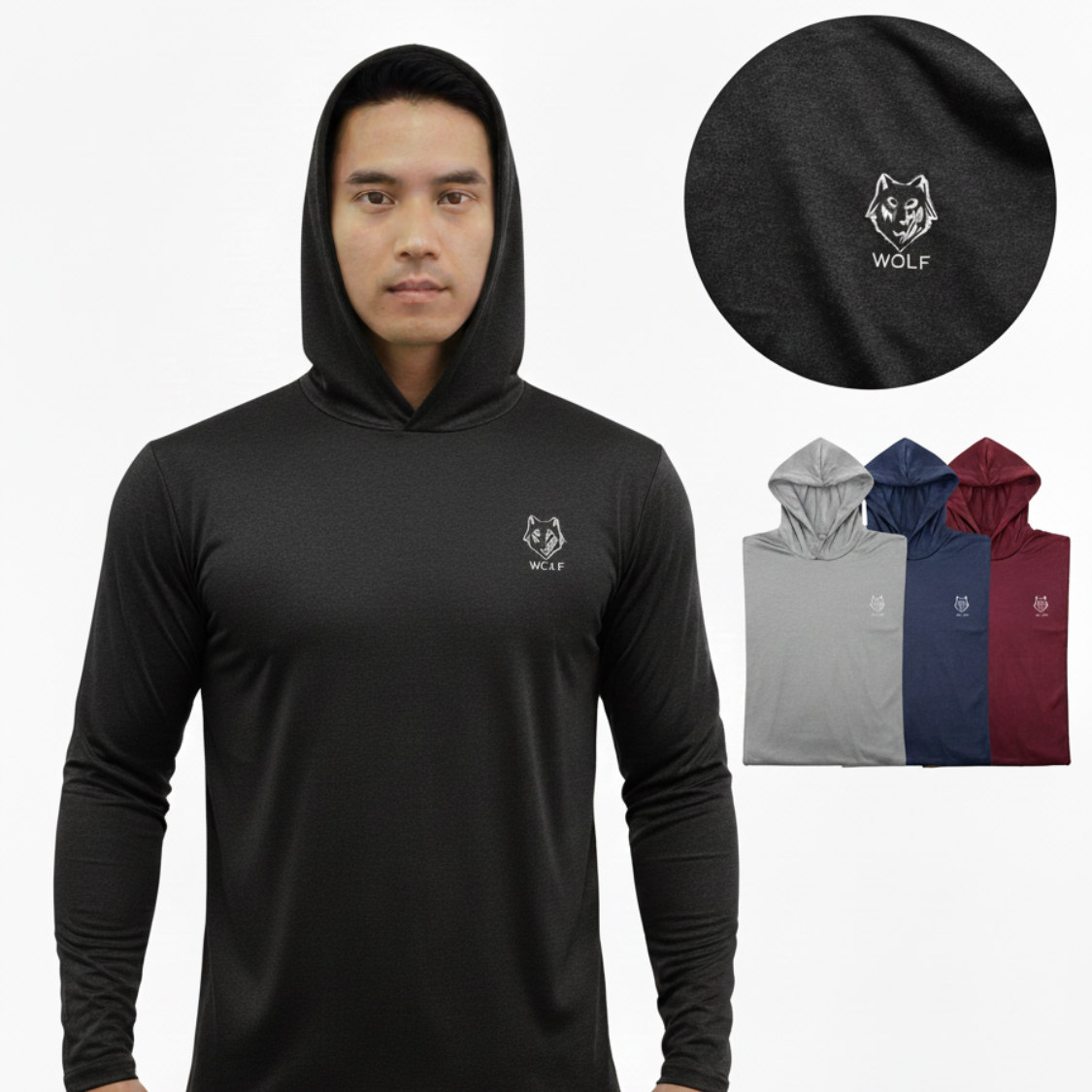 BUZO HOMBRE EXTRA CAPUCHA