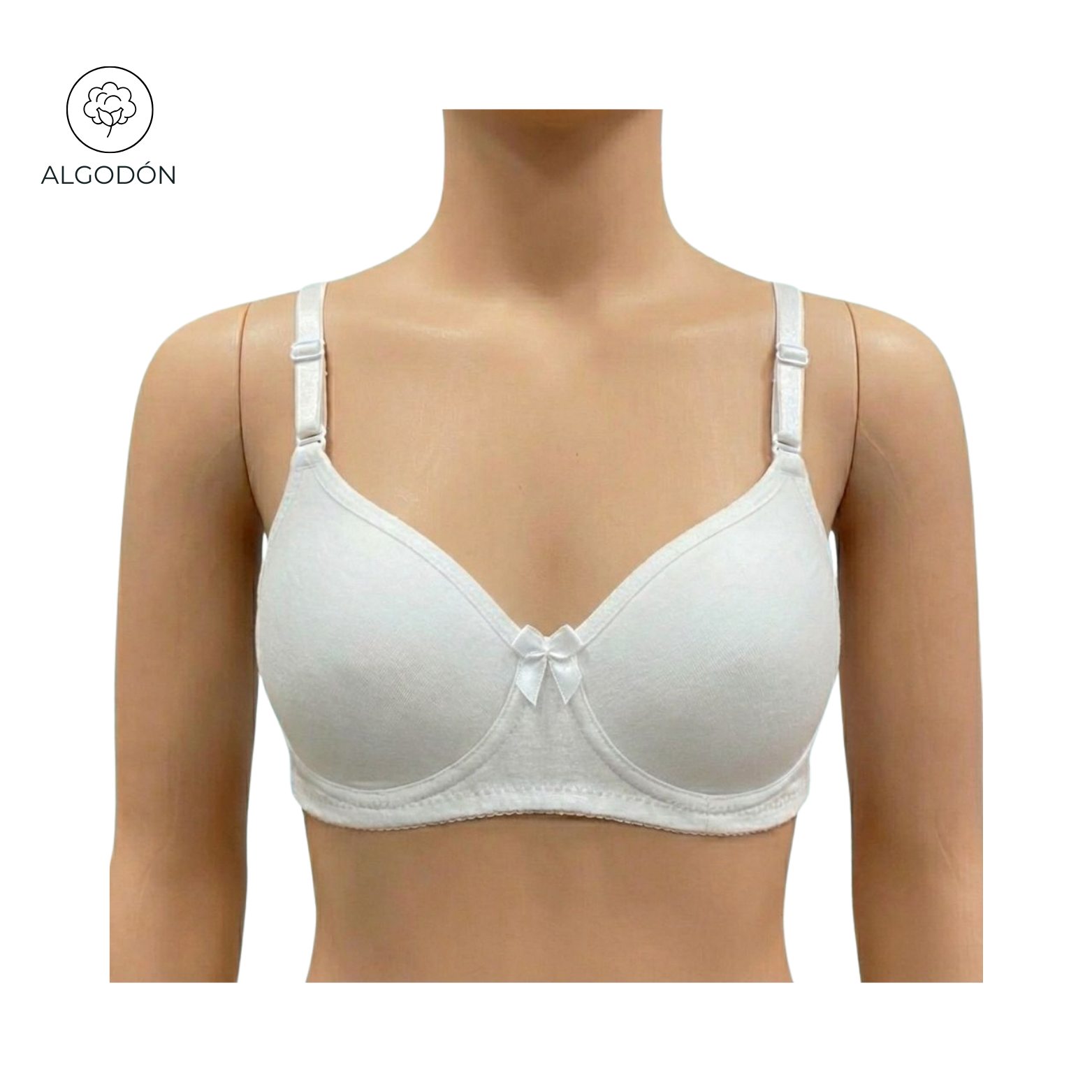 BRASIER NIÑA BLANCO 