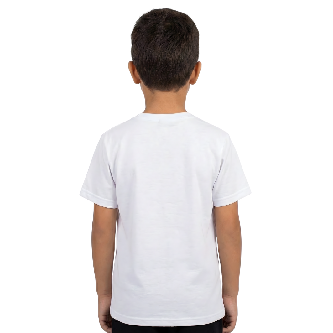 CAMISETA NIÑO  BLANCA 