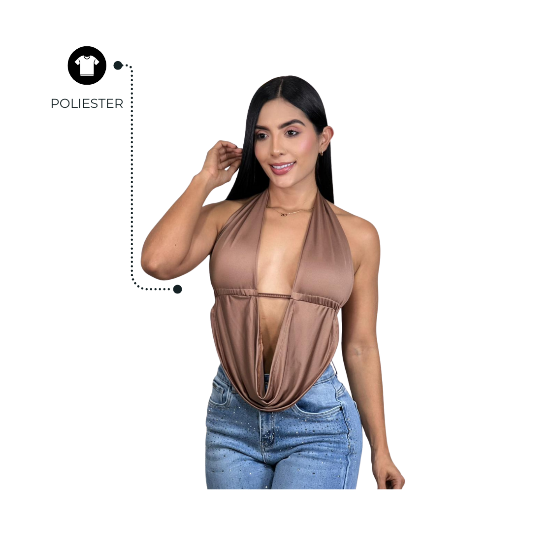 BLUSA DAMA COPAS GLOBO