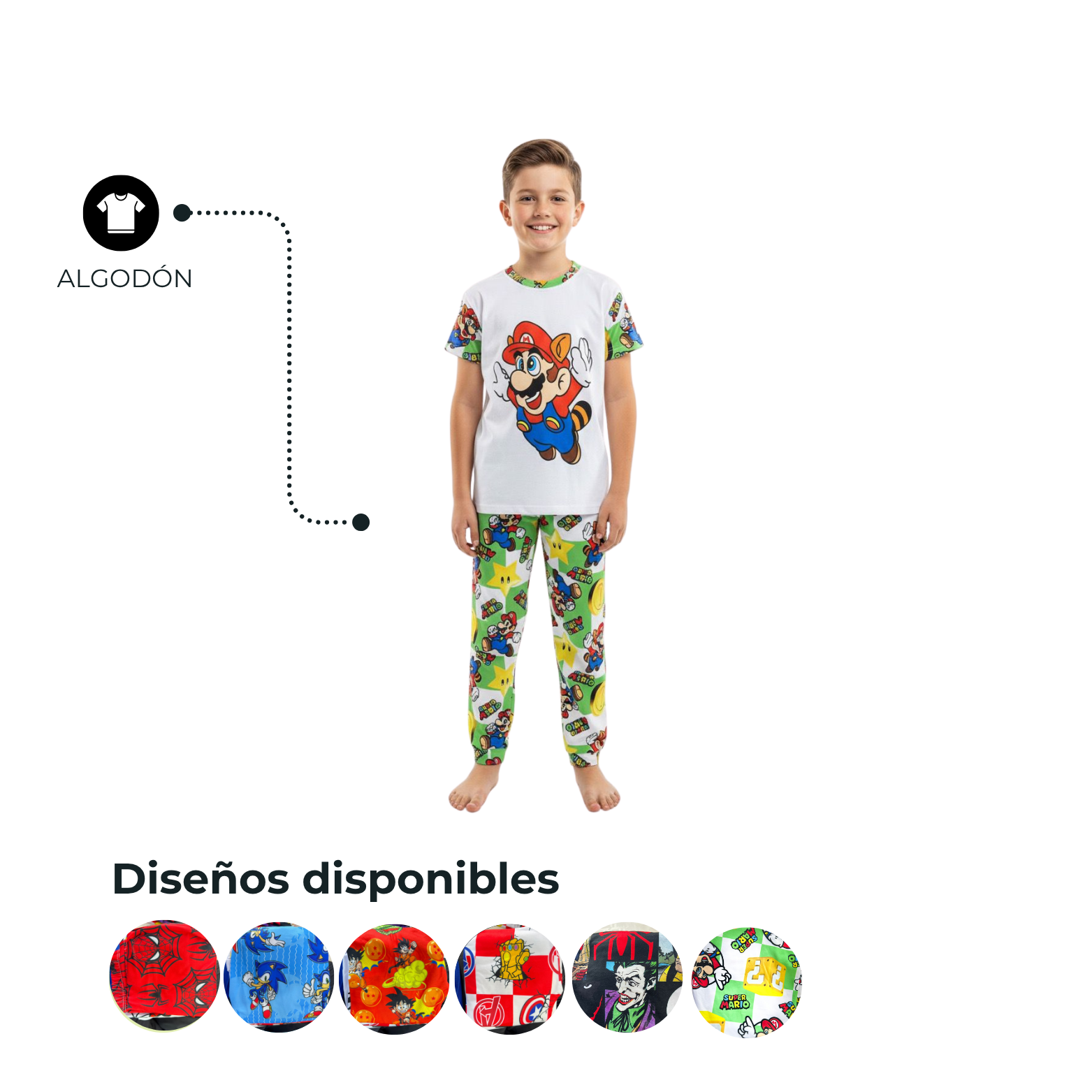 PIJAMA NIÑO ESTAMPADA
