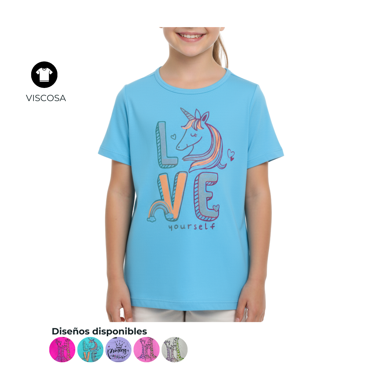 BLUSA ESTAMPADA NIÑA  