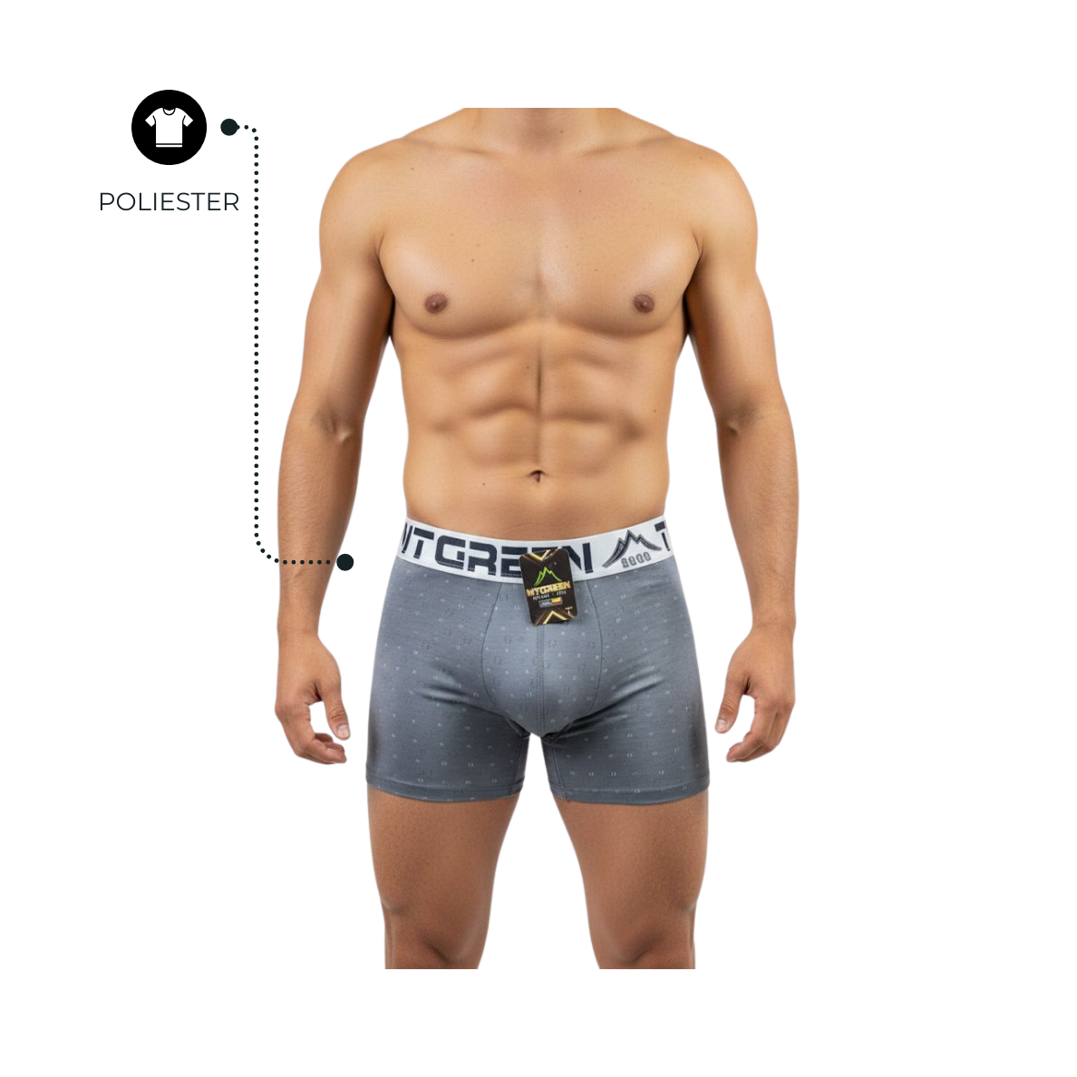 BOXER HOMBRE   LICRADO