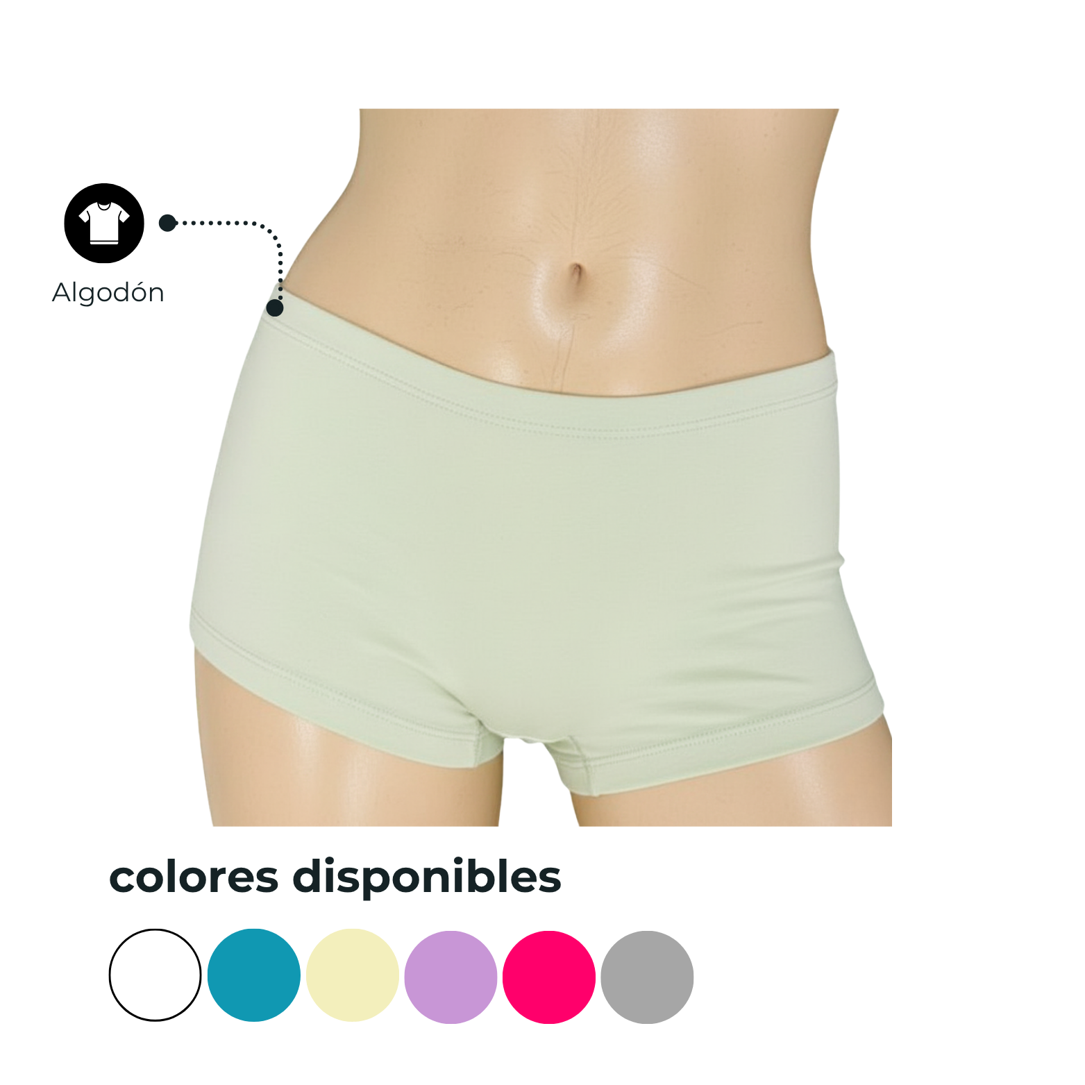 CACHETERO DAMA UNICOLOR