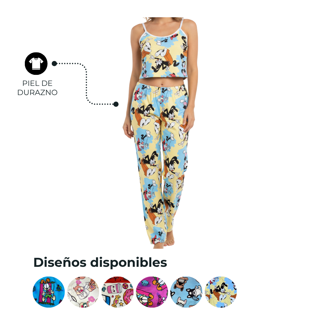 PIJAMA DAMA  ESTAMPADO 