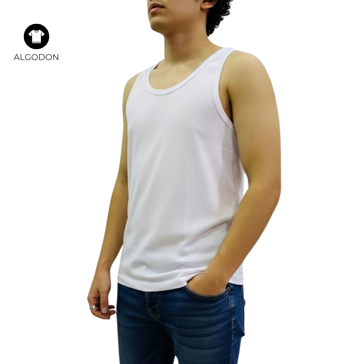 CAMISILLA blanca  HOMBRE 