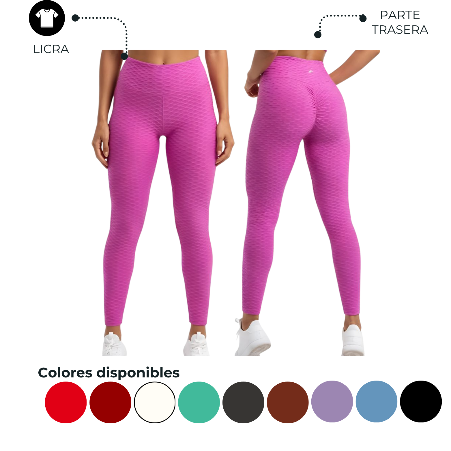 LEGGINS DAMA TEXTURIZADO