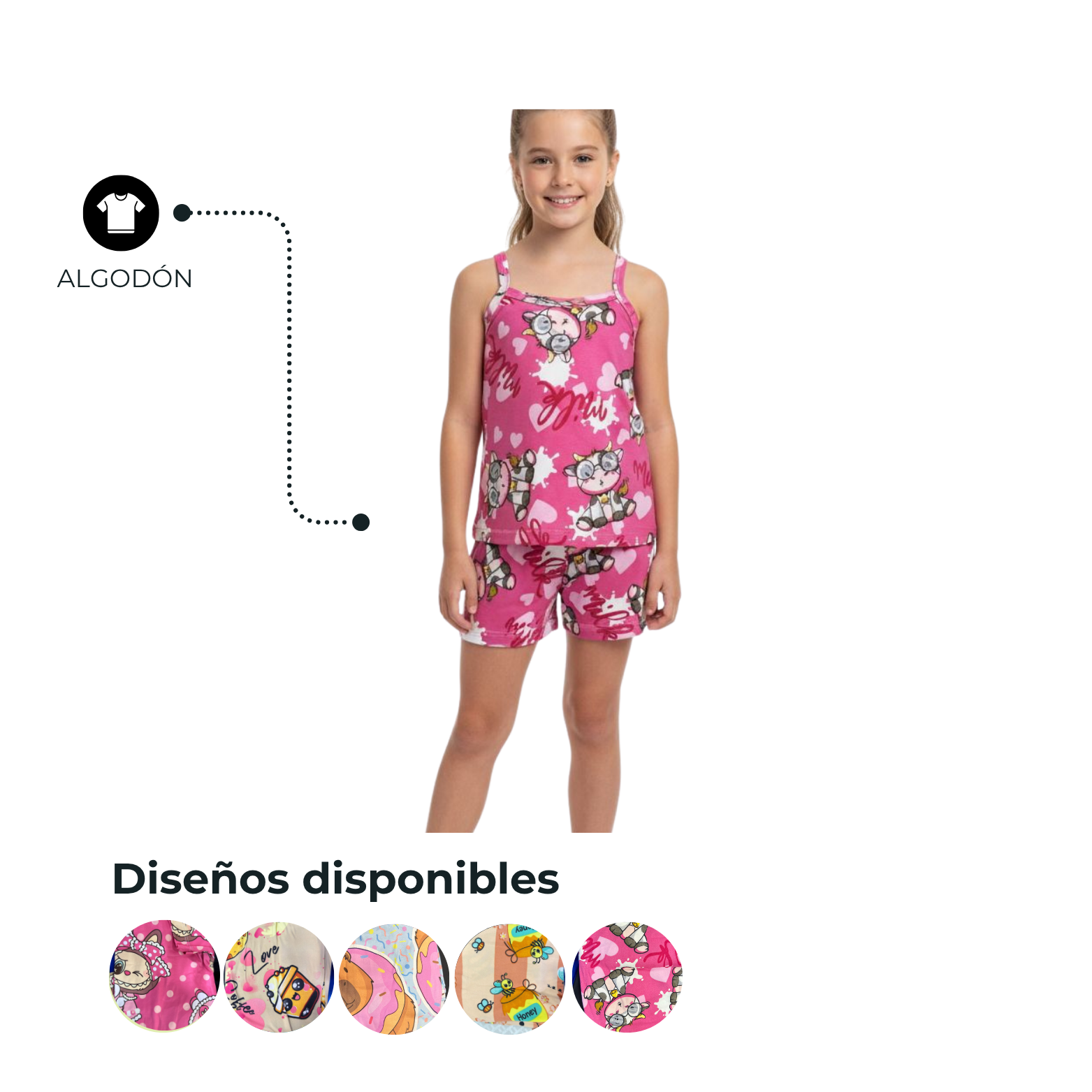 PIJAMA NIÑA    SUBLIMADA