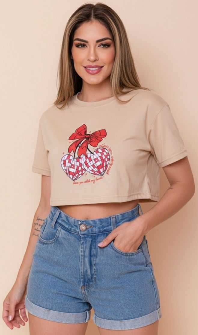 BLUSA DAMA  CORTA