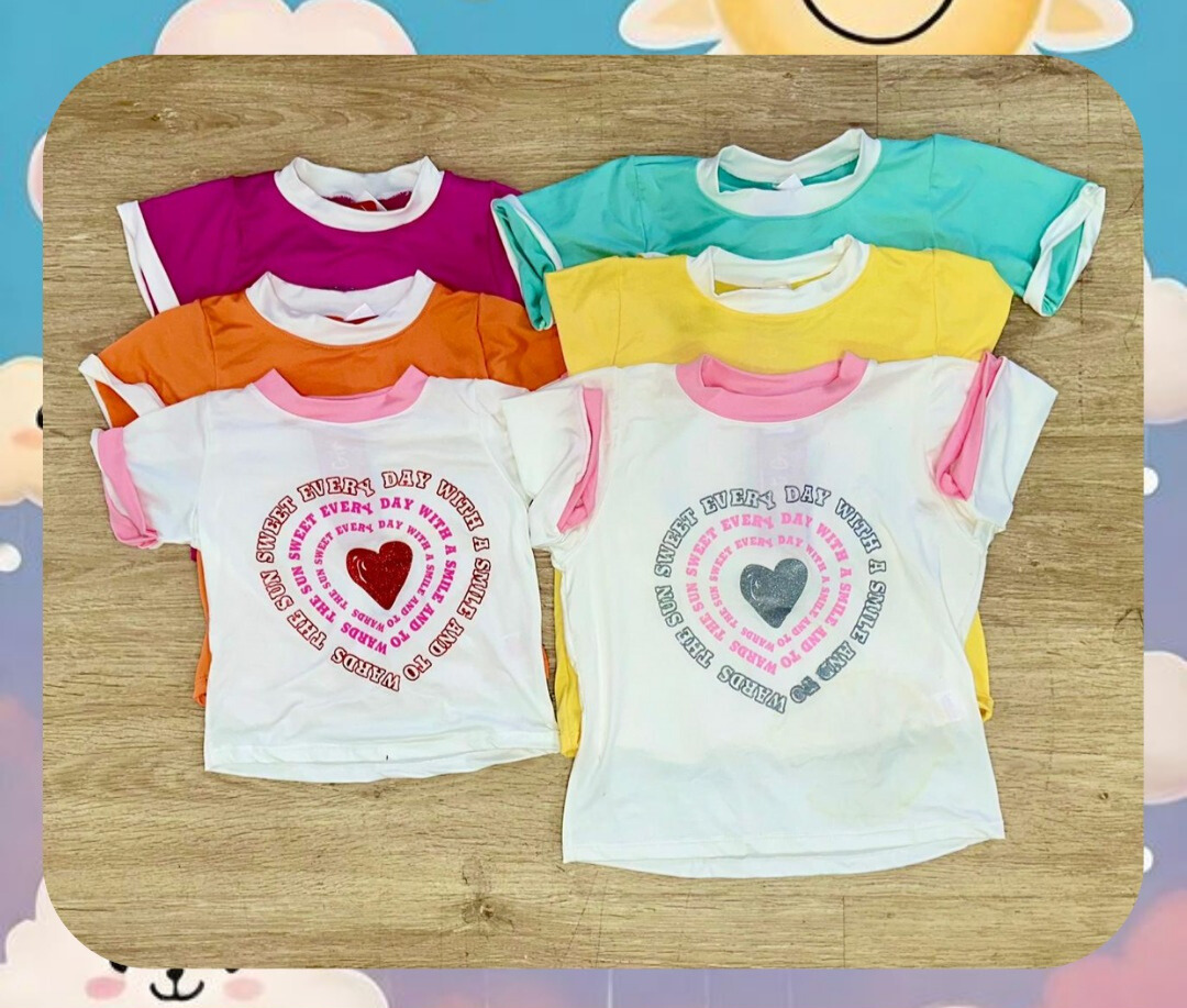 BLUSA NIÑA SWEET GIRL SURTIDO X6 COLORES