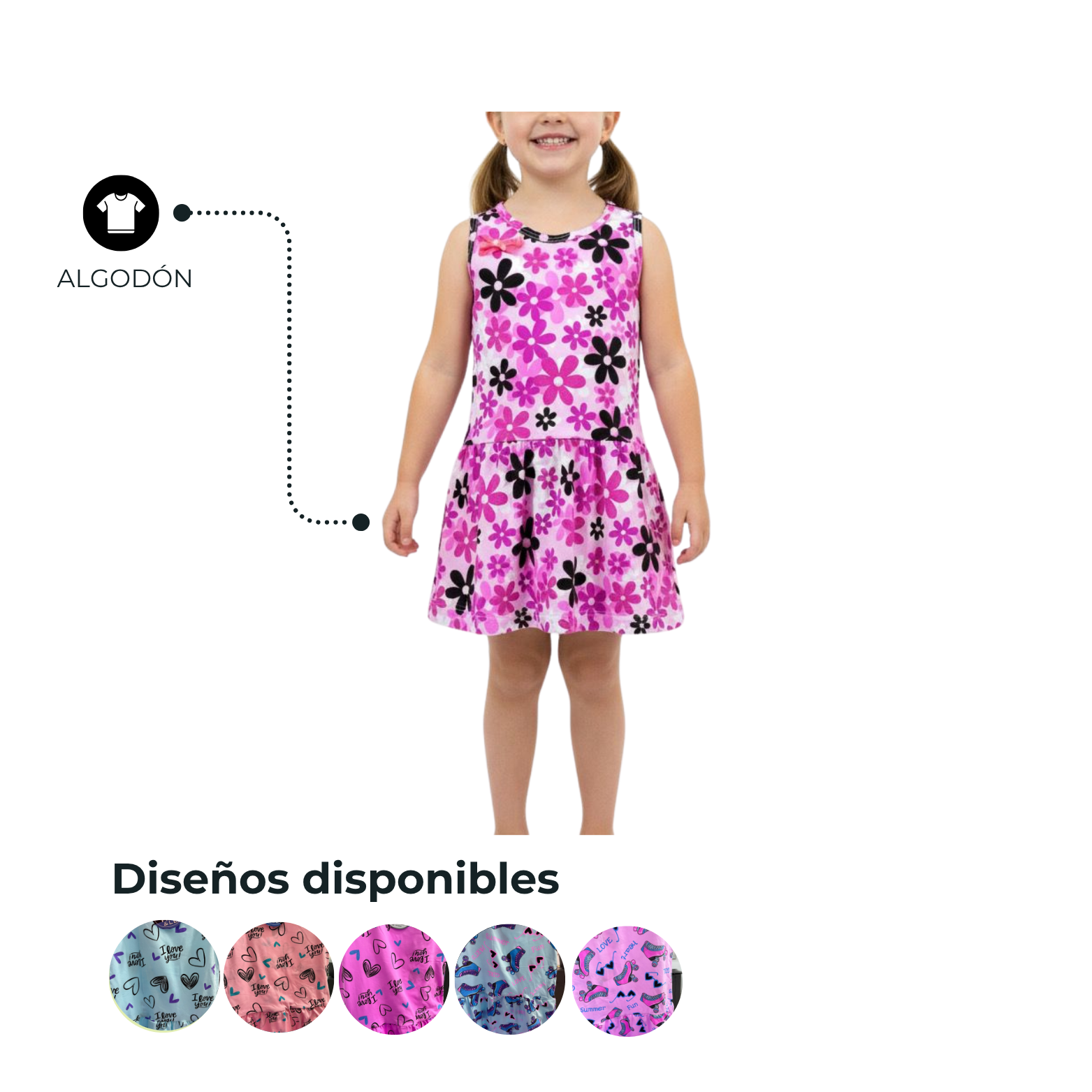 VESTIDO NIÑA ESTAMPADO