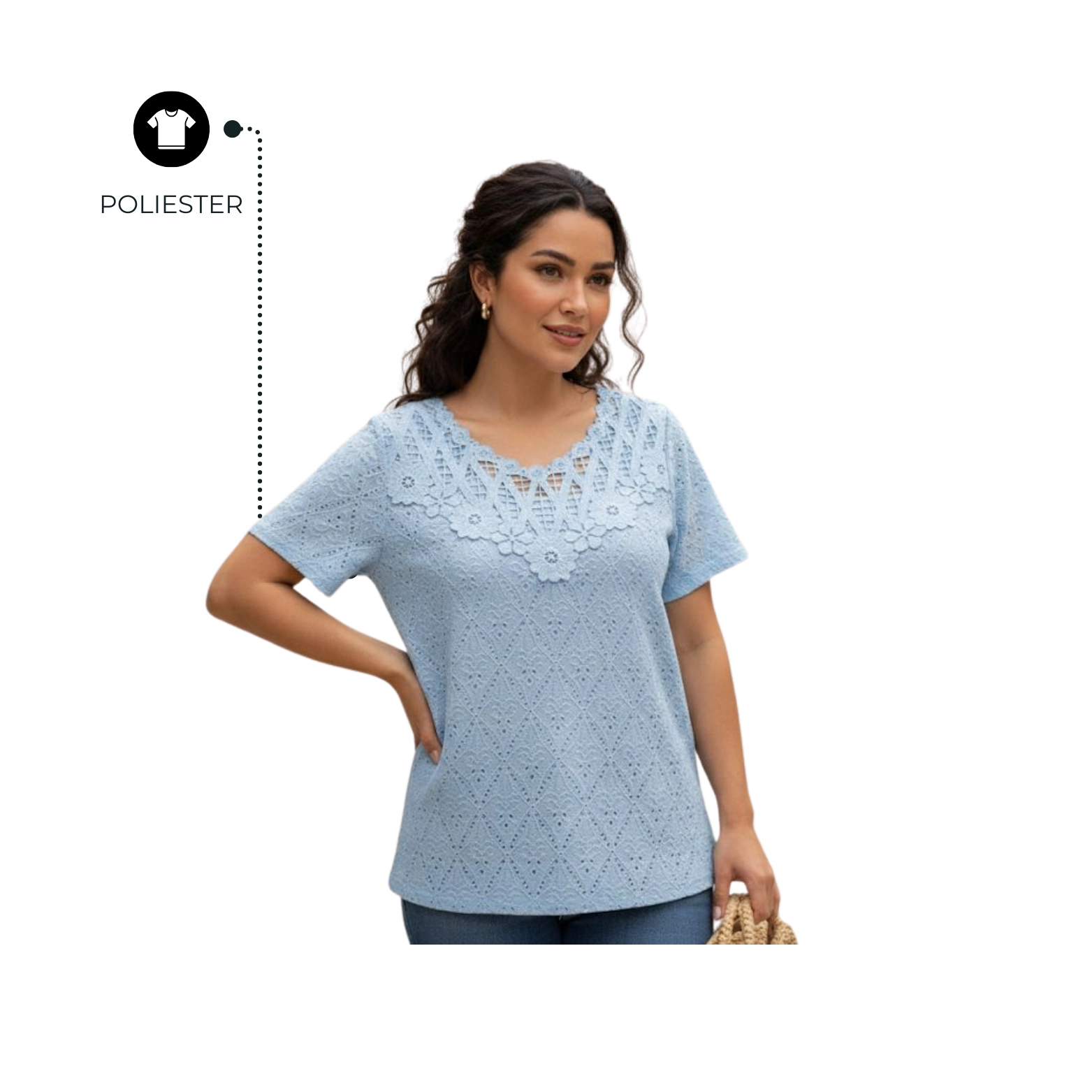 BLUSA DAMA SEÑORIAL