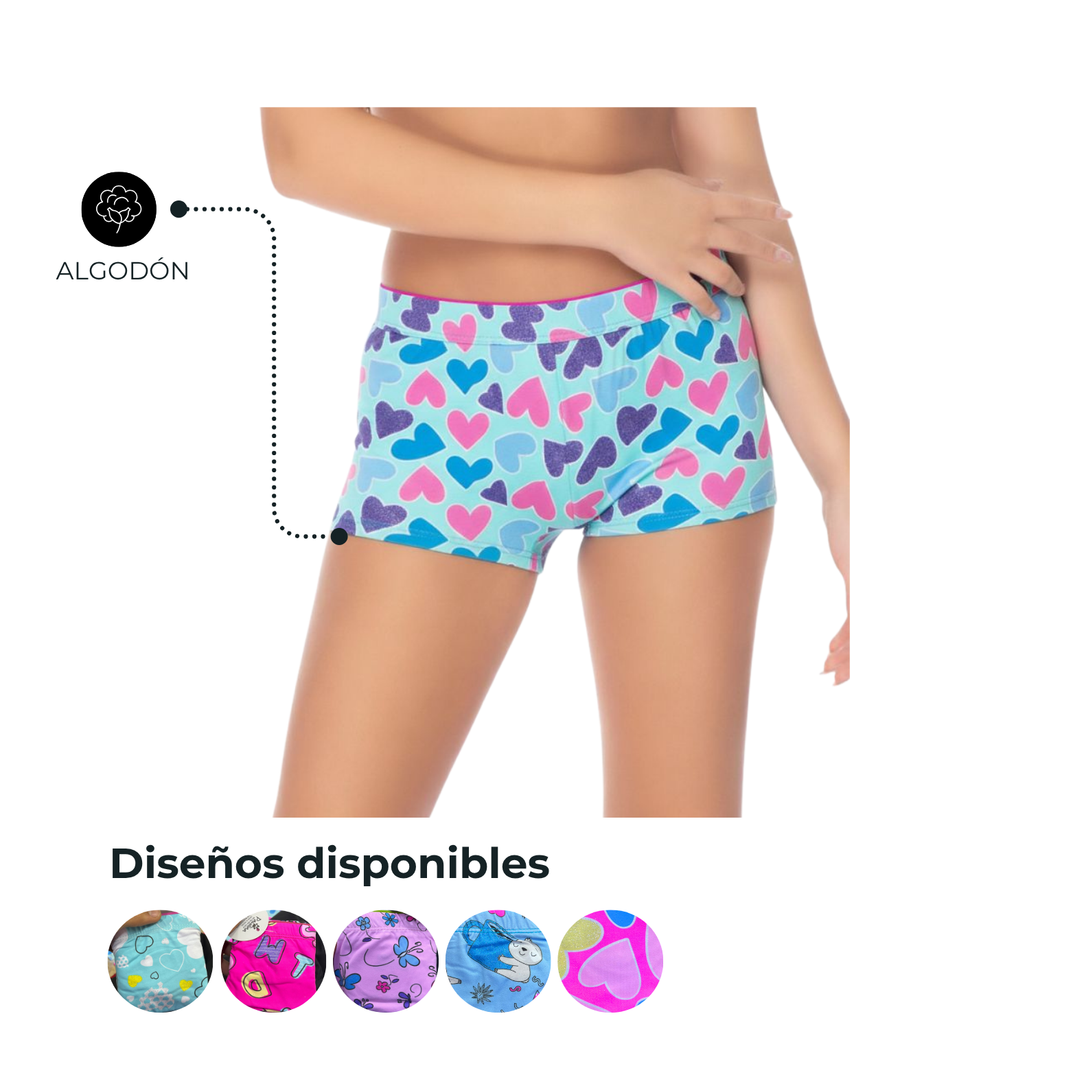 CACHETERO NIÑA ESTAMPADO