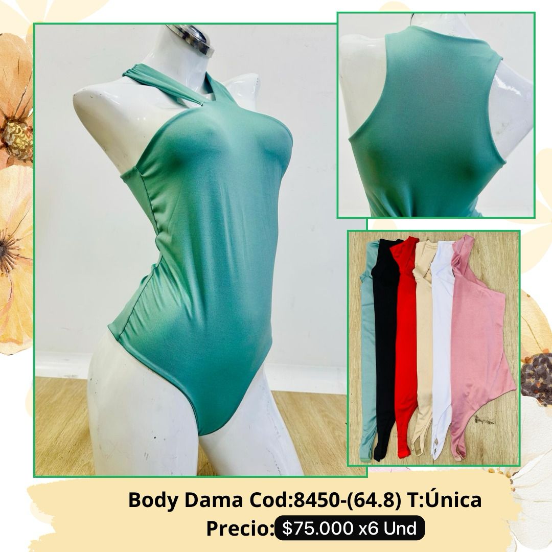 BODY  DAMA SURTIDO X6 