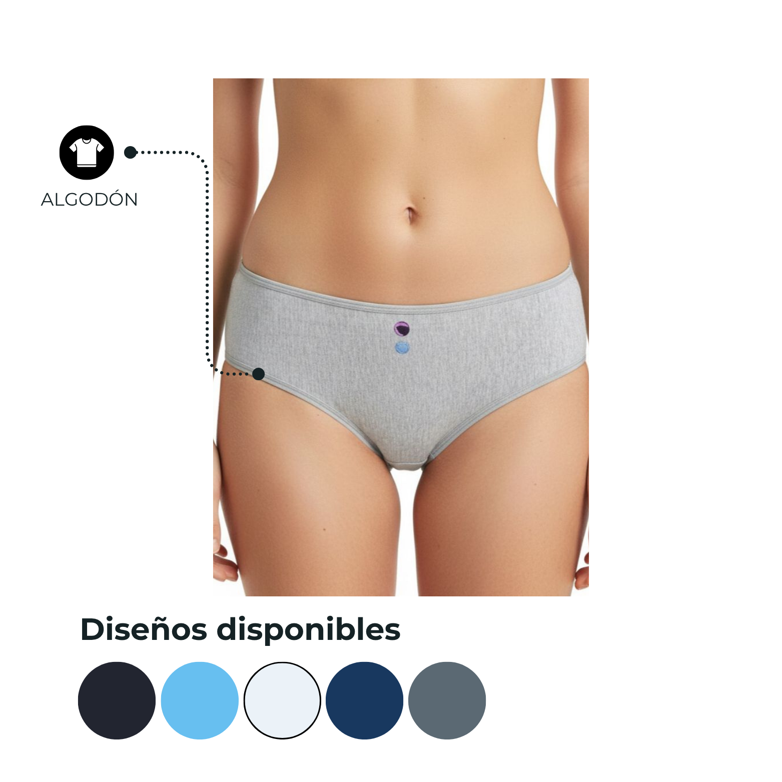 TANGA UNICOLOR DAMA