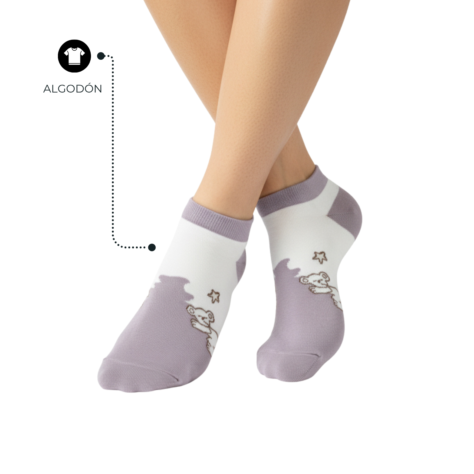 MEDIA  TOBILLERA DAMA