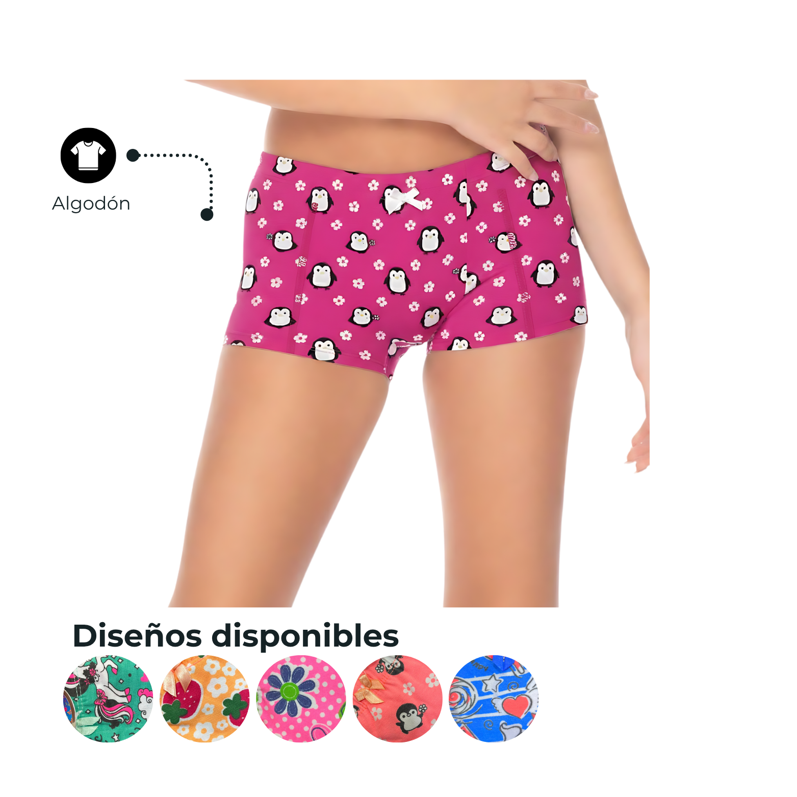 BOXER NIÑA ESTAMPADO