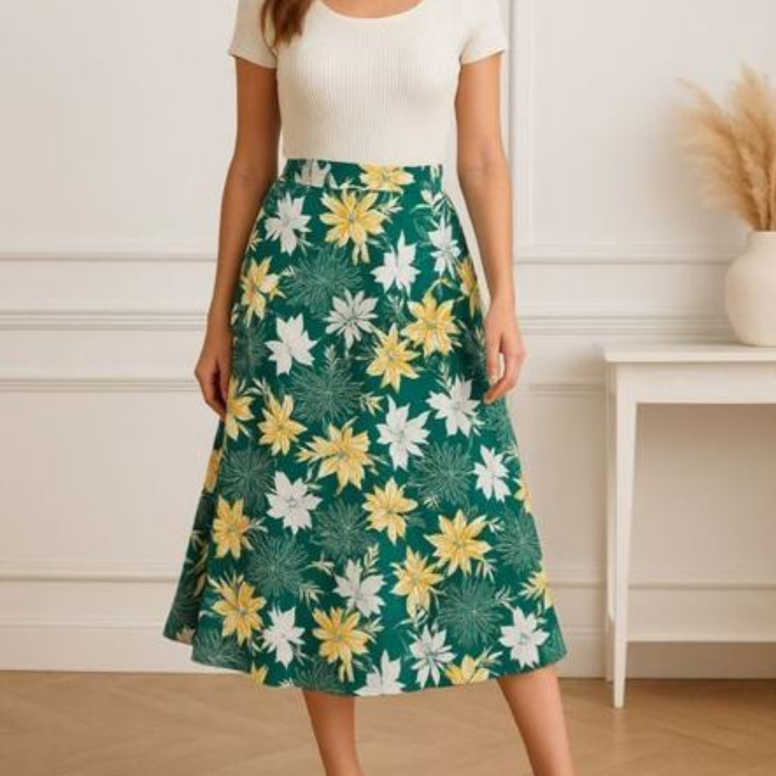 FALDA DAMA ESTAMPADA