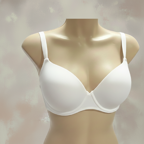 BRASIER NIÑA BLANCO Y NEGRO