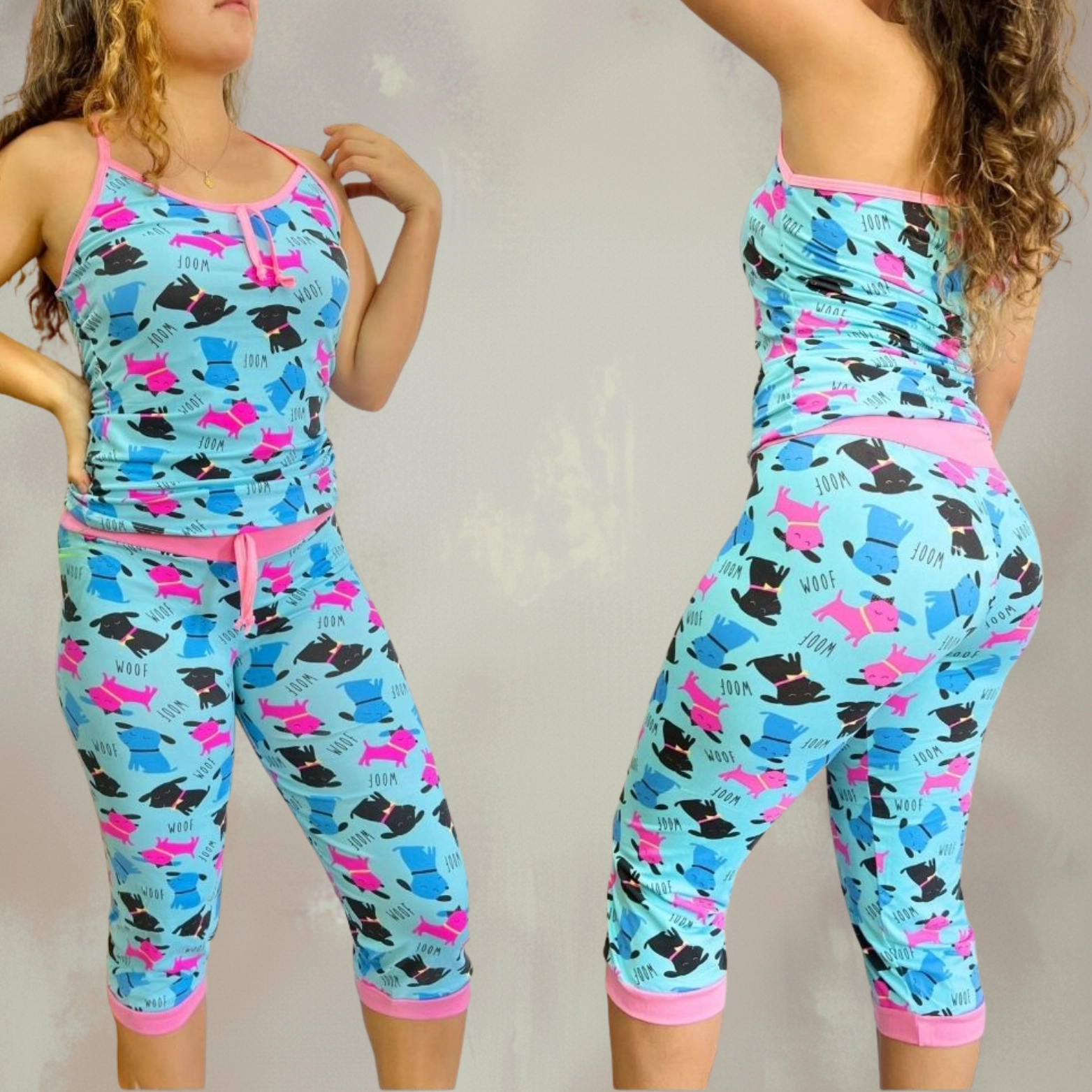 PIJAMA DAMA CAPRI