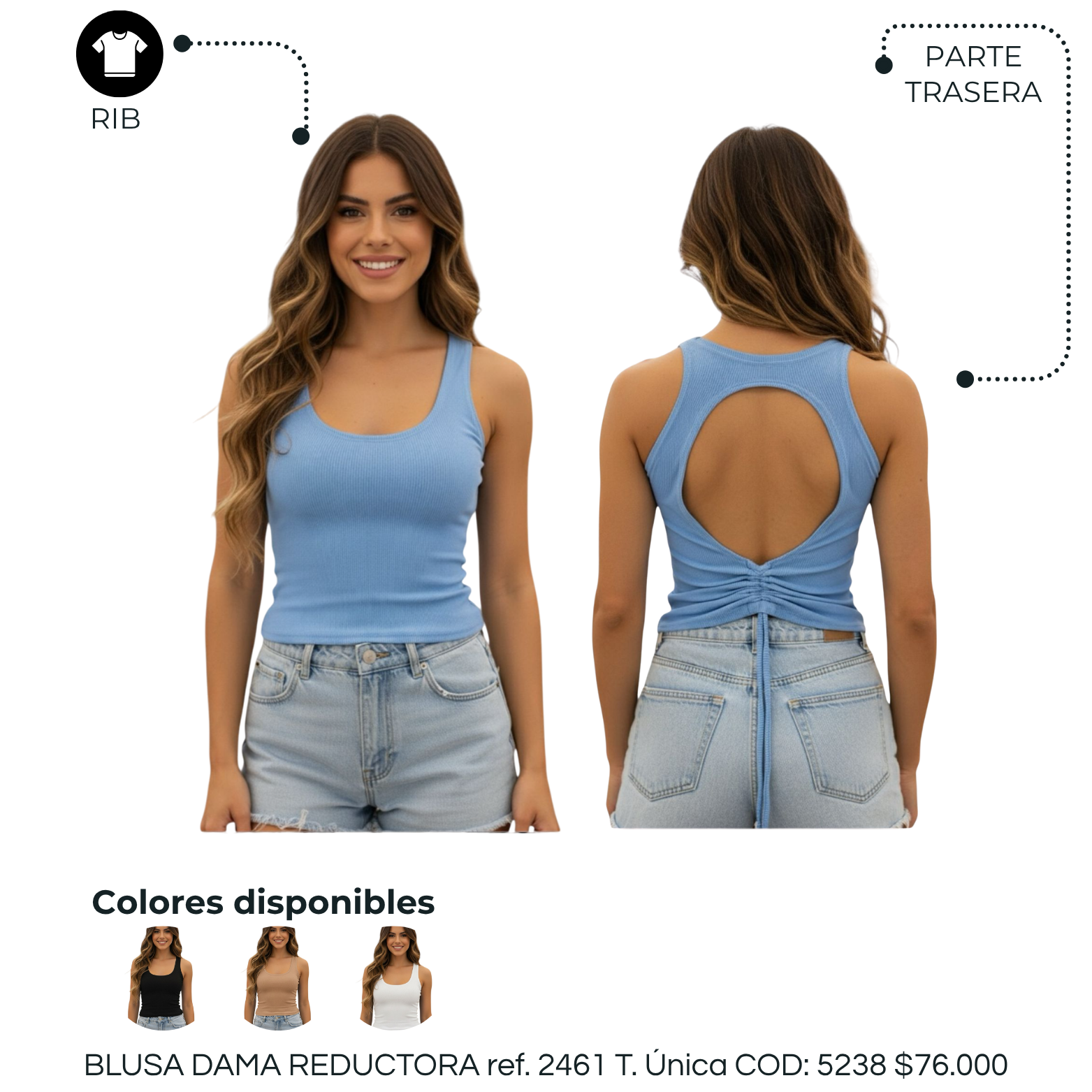 BLUSA DAMA 