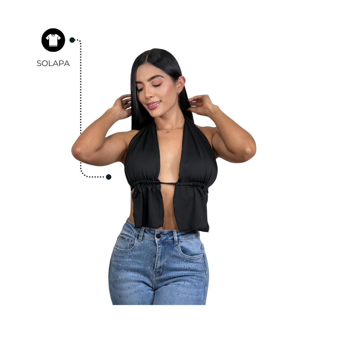BLUSA DAMA COPA BOLERO