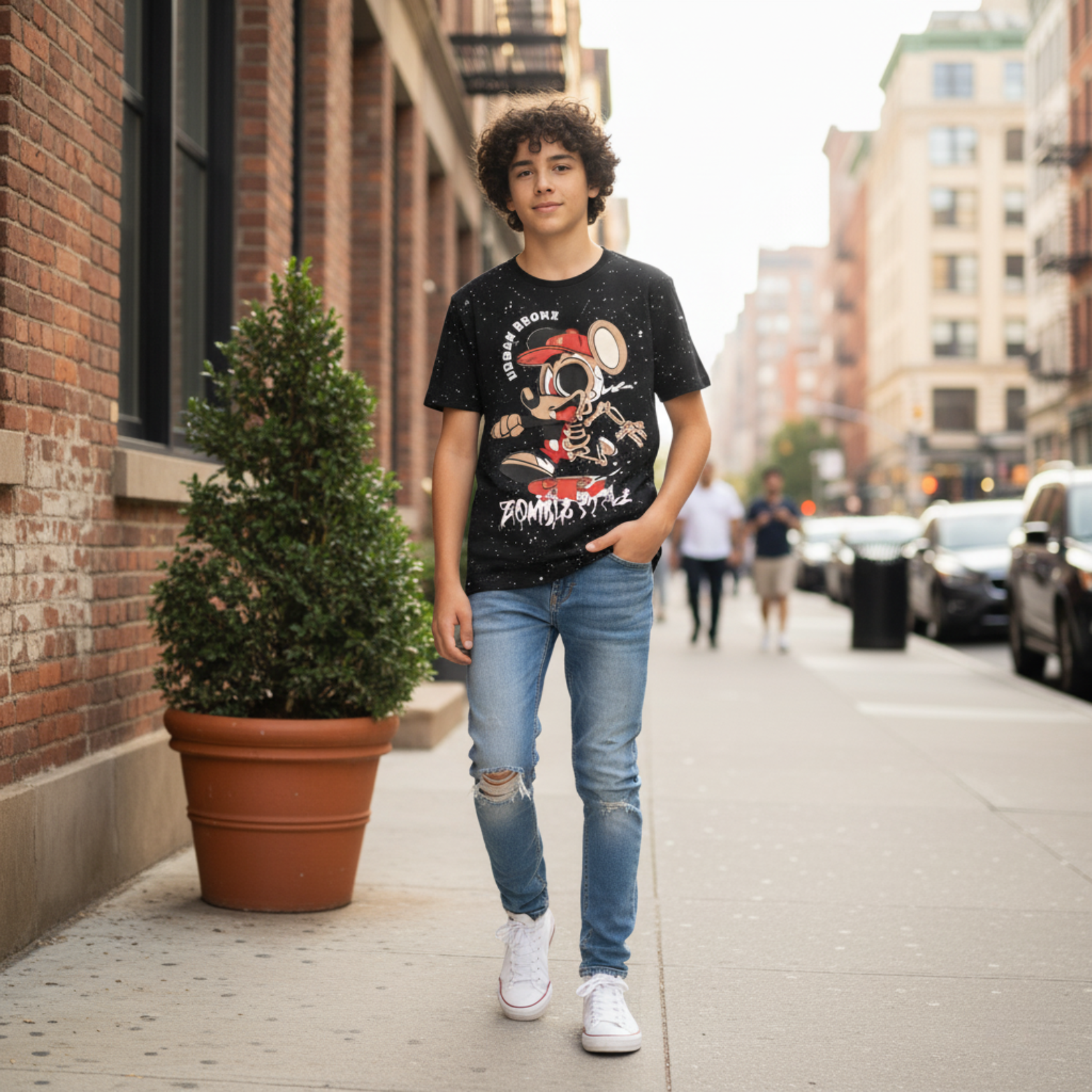 CAMISETA NIÑO ESTAMPADA