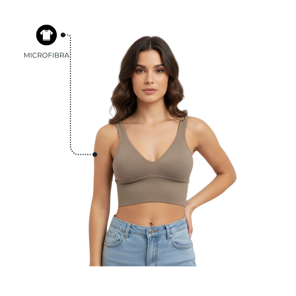 TOP DAMA  FAJON ESCOTE